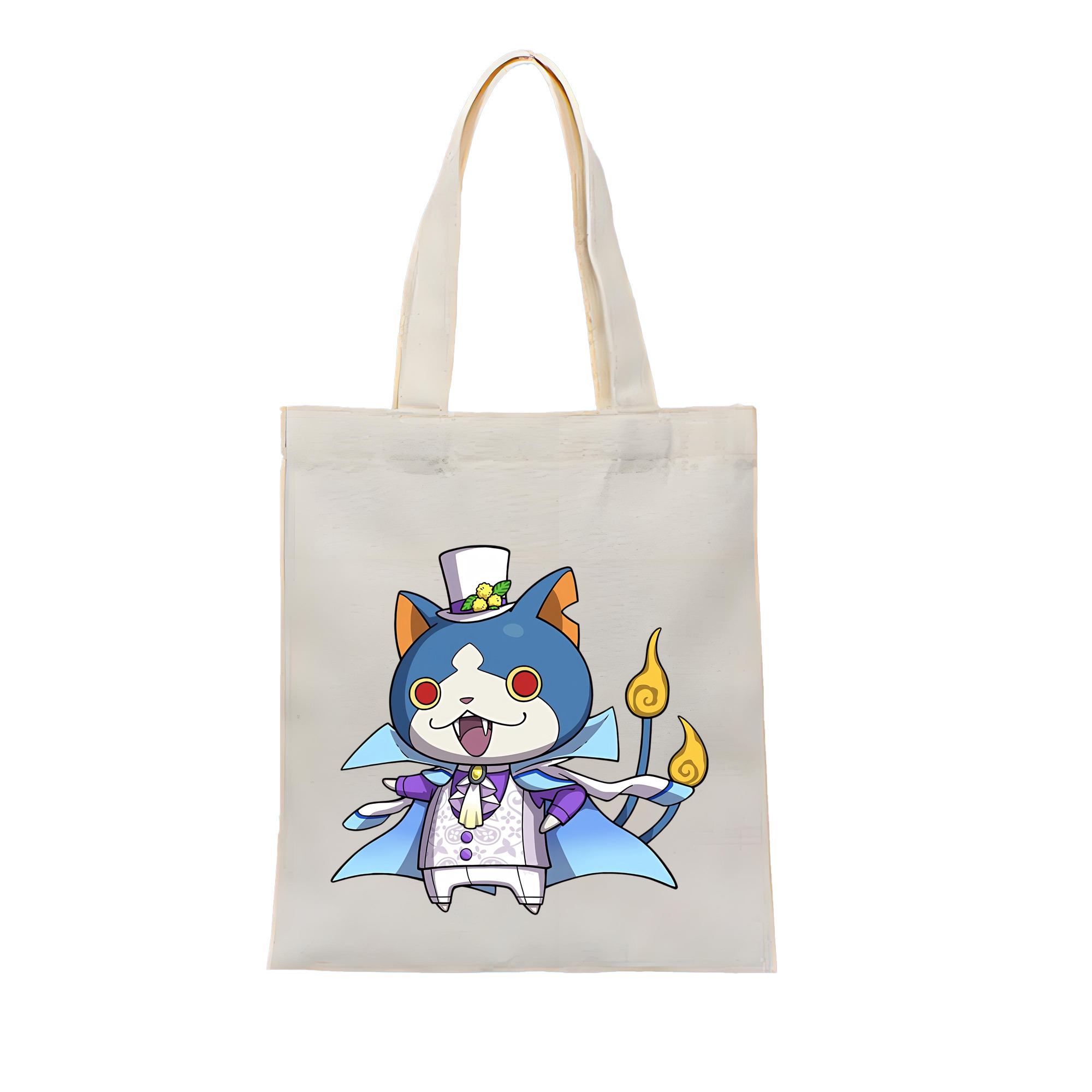 （画像用） 妖怪ウォッチ Yo-kai Watch 縦型キャンバス生地手提げバッグ　トートバッグ