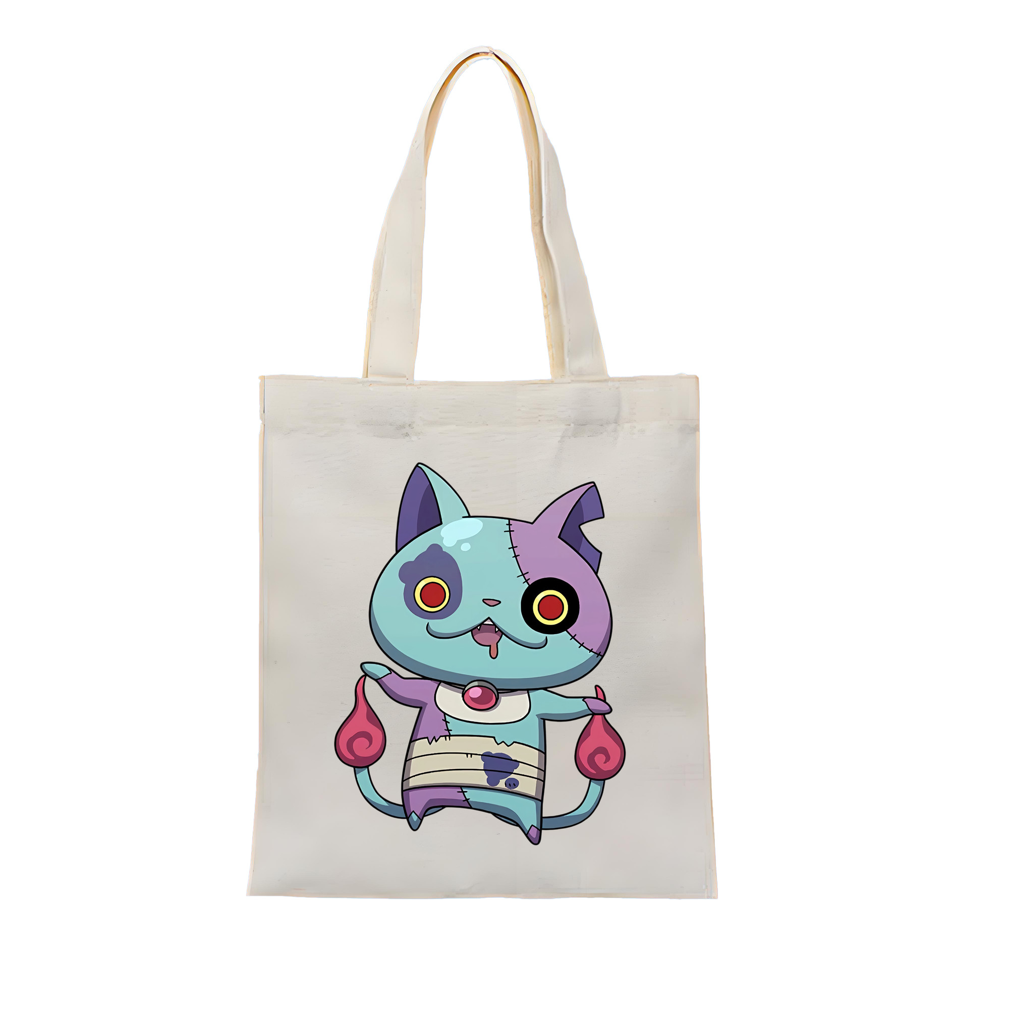 （画像用） 妖怪ウォッチ Yo-kai Watch 縦型キャンバス生地手提げバッグ　トートバッグ