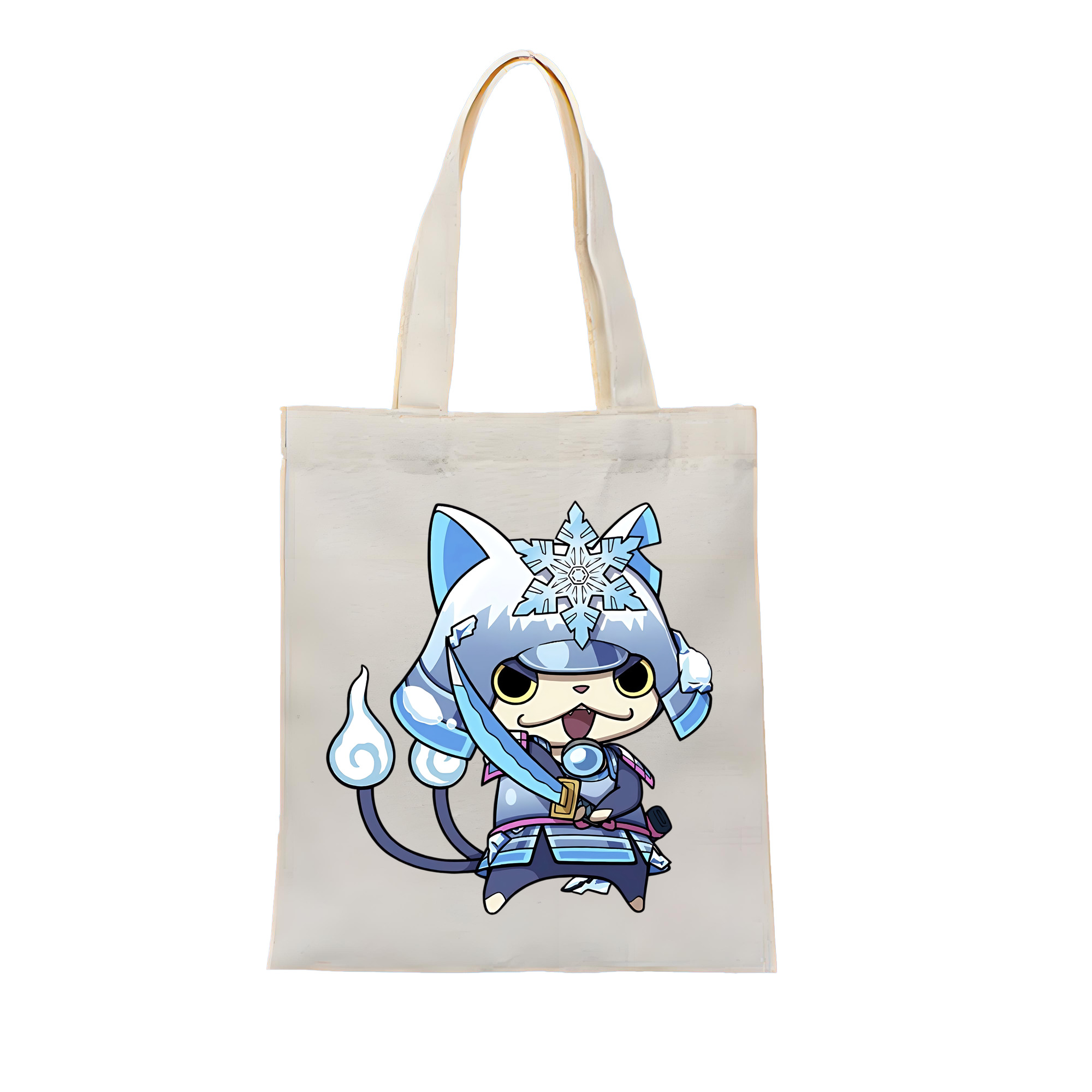 （画像用） 妖怪ウォッチ Yo-kai Watch 縦型キャンバス生地手提げバッグ　トートバッグ