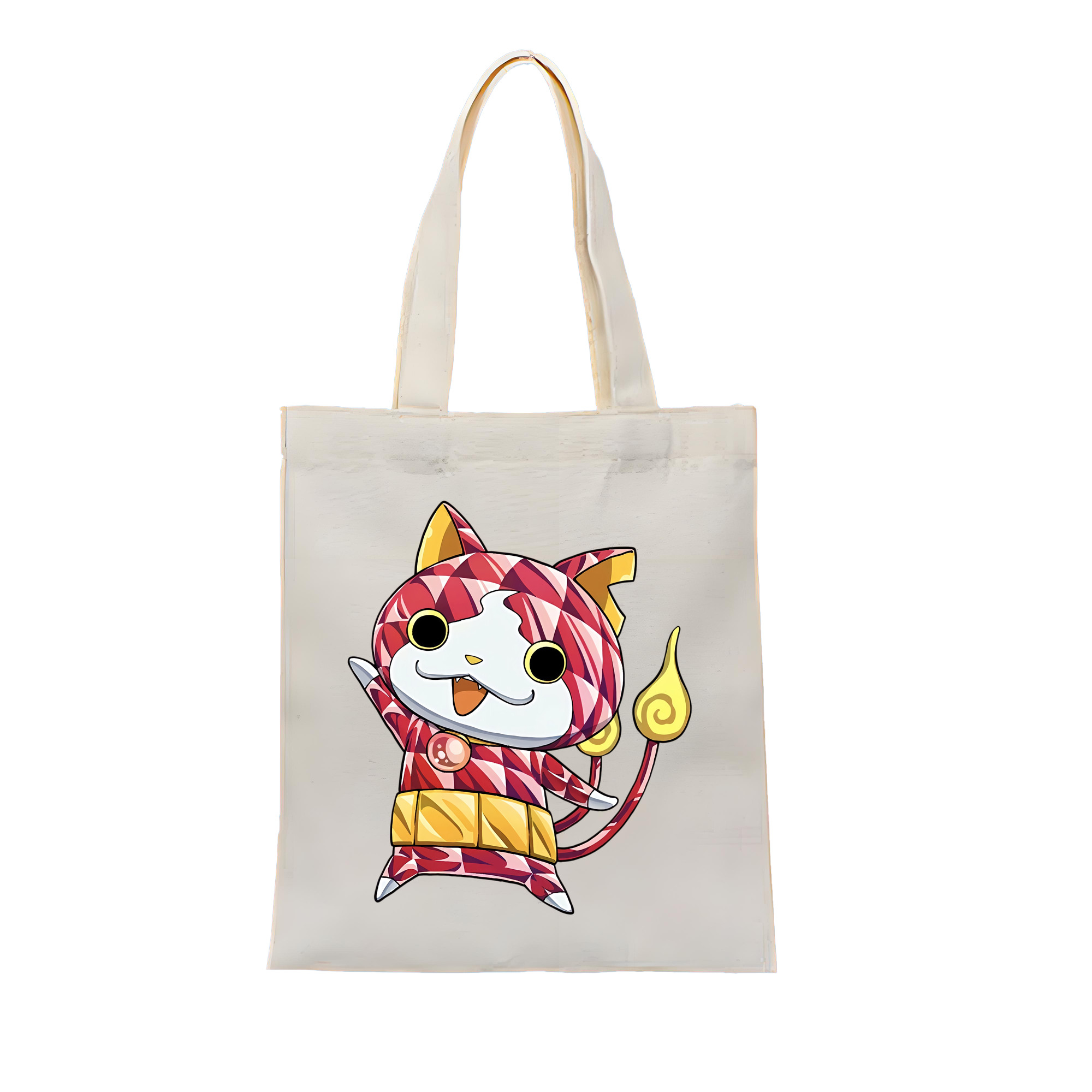 （画像用） 妖怪ウォッチ Yo-kai Watch 縦型キャンバス生地手提げバッグ　トートバッグ