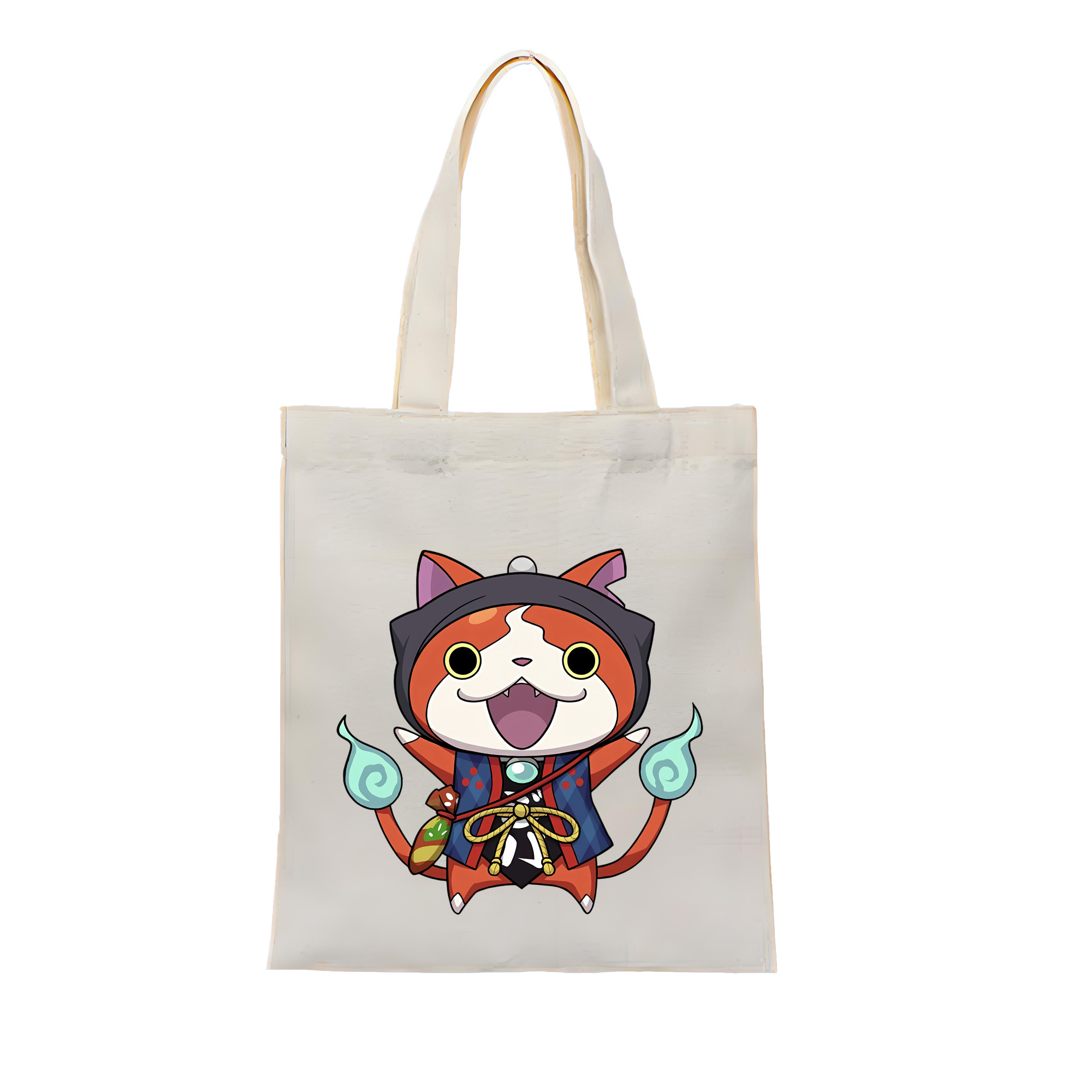（画像用） 妖怪ウォッチ Yo-kai Watch 縦型キャンバス生地手提げバッグ　トートバッグ