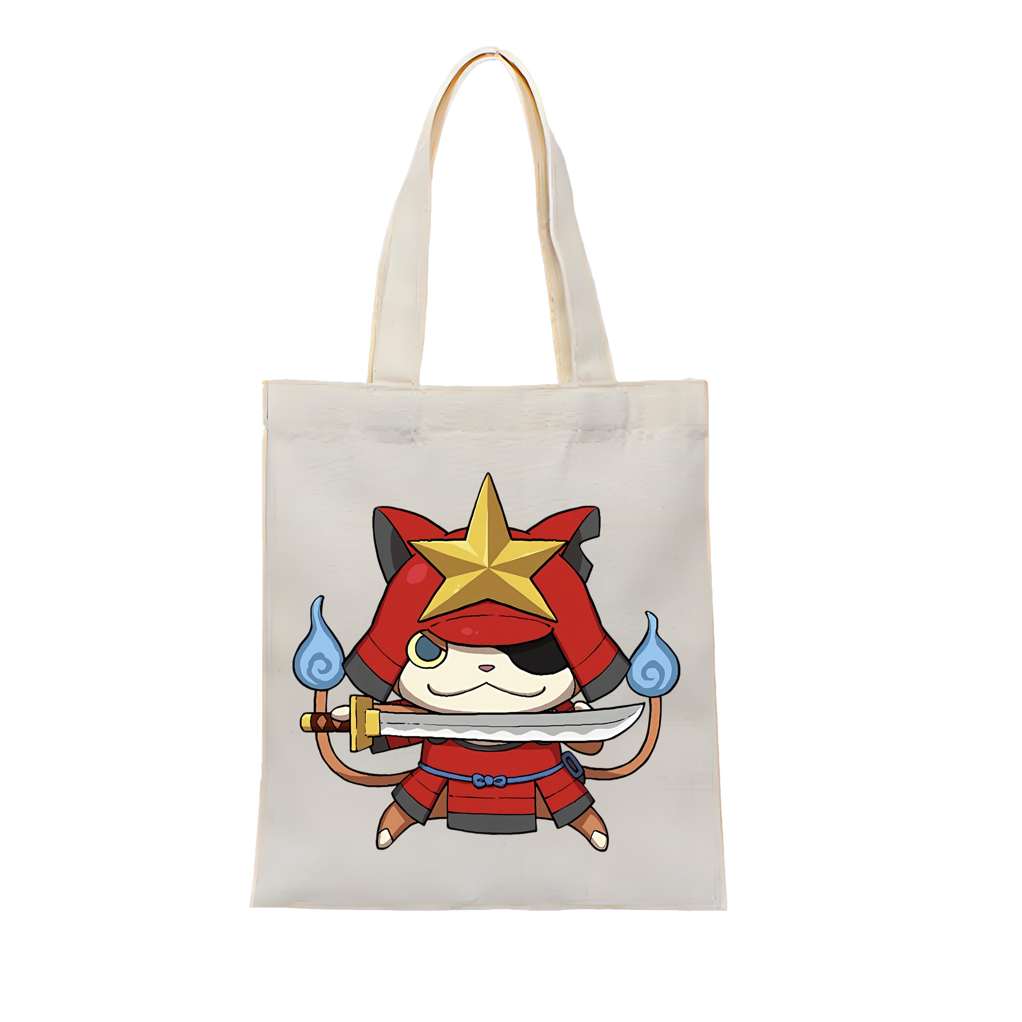 （画像用） 妖怪ウォッチ Yo-kai Watch 縦型キャンバス生地手提げバッグ　トートバッグ