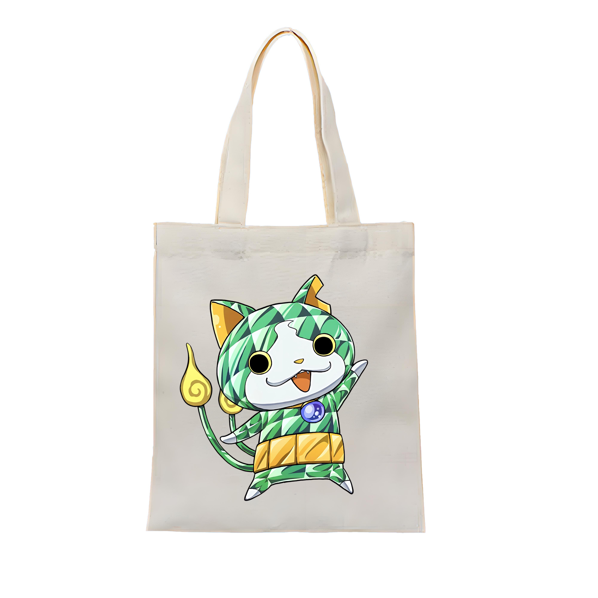 （画像用） 妖怪ウォッチ Yo-kai Watch 縦型キャンバス生地手提げバッグ　トートバッグ
