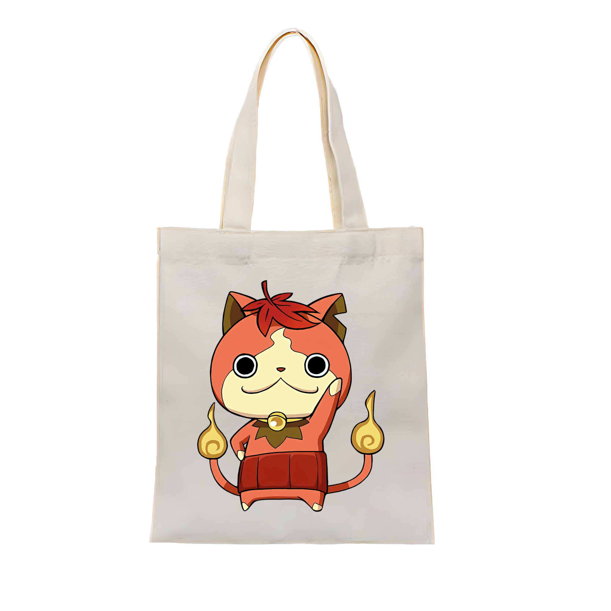 （画像用） 妖怪ウォッチ Yo-kai Watch 縦型キャンバス生地手提げバッグ　トートバッグ