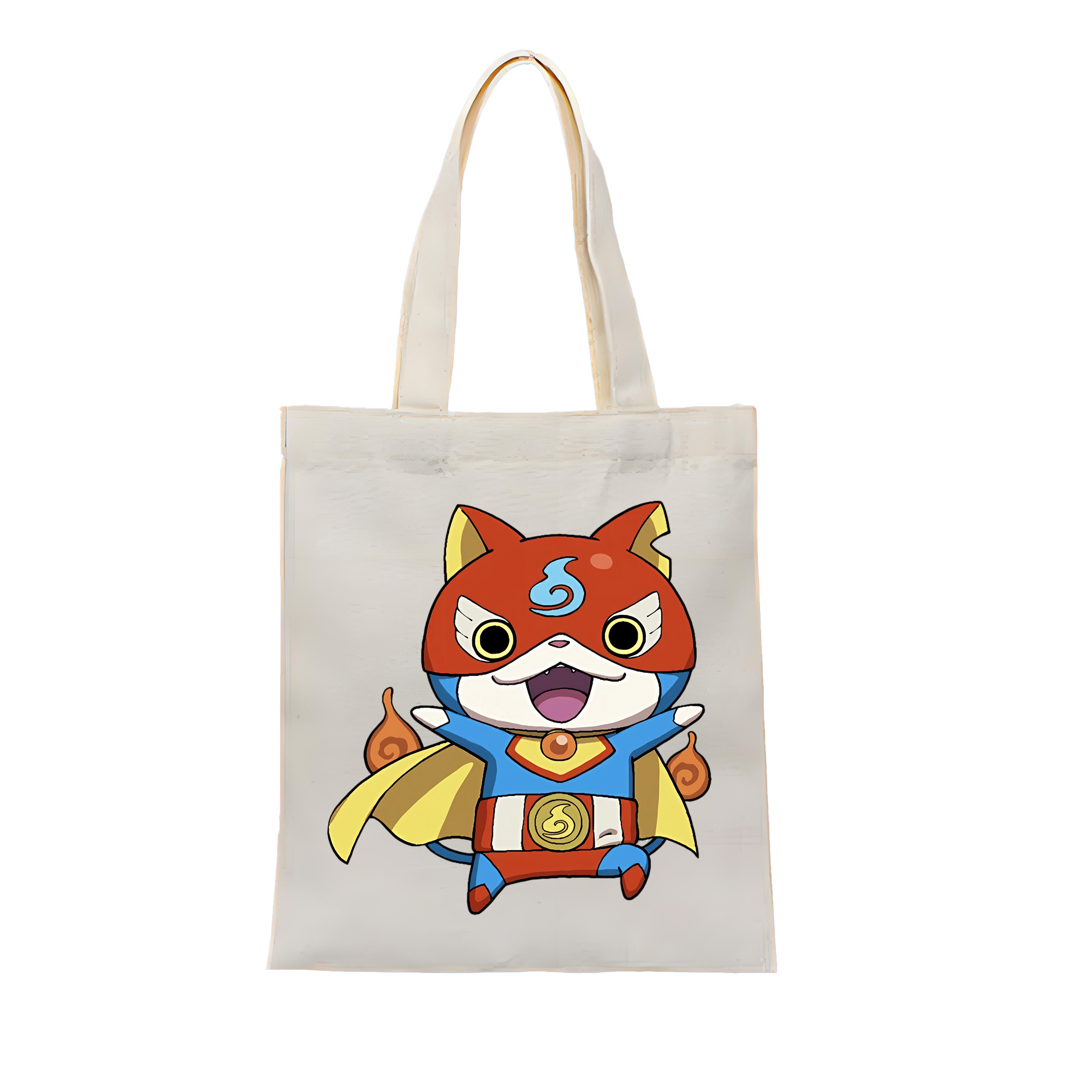 （画像用） 妖怪ウォッチ Yo-kai Watch 縦型キャンバス生地手提げバッグ　トートバッグ