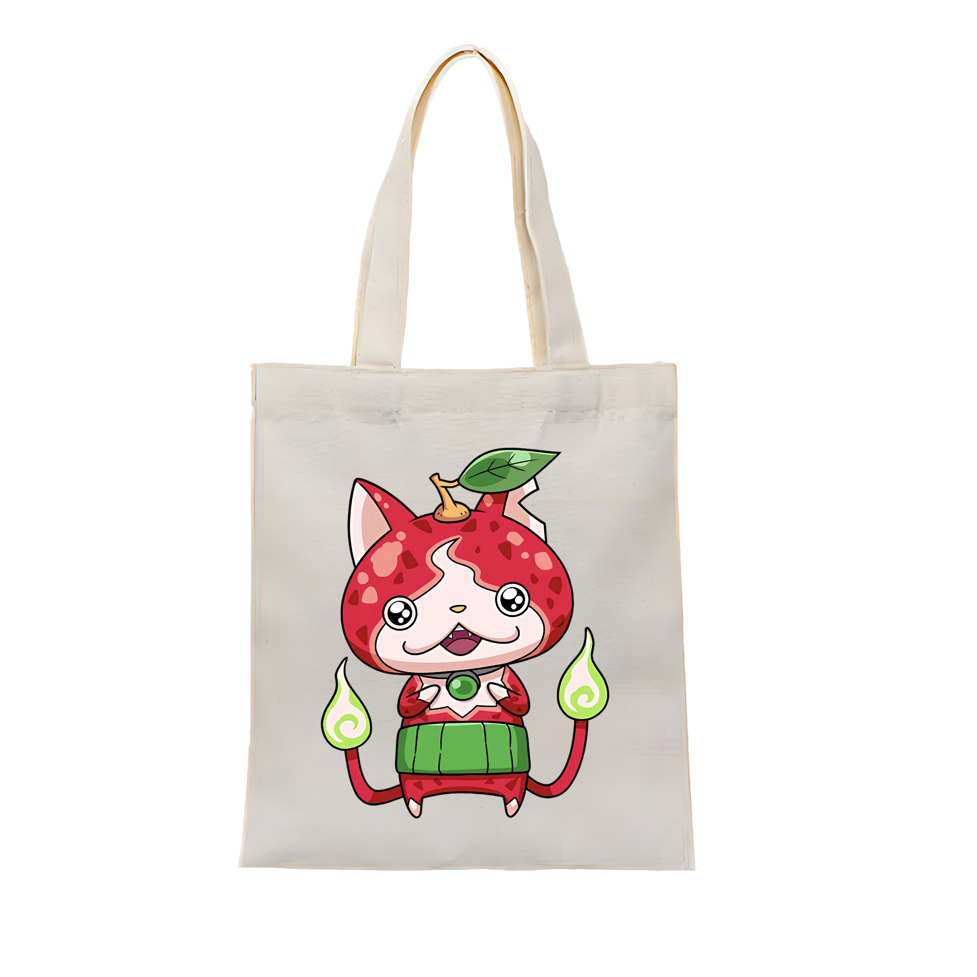 （画像用） 妖怪ウォッチ Yo-kai Watch 縦型キャンバス生地手提げバッグ　トートバッグ