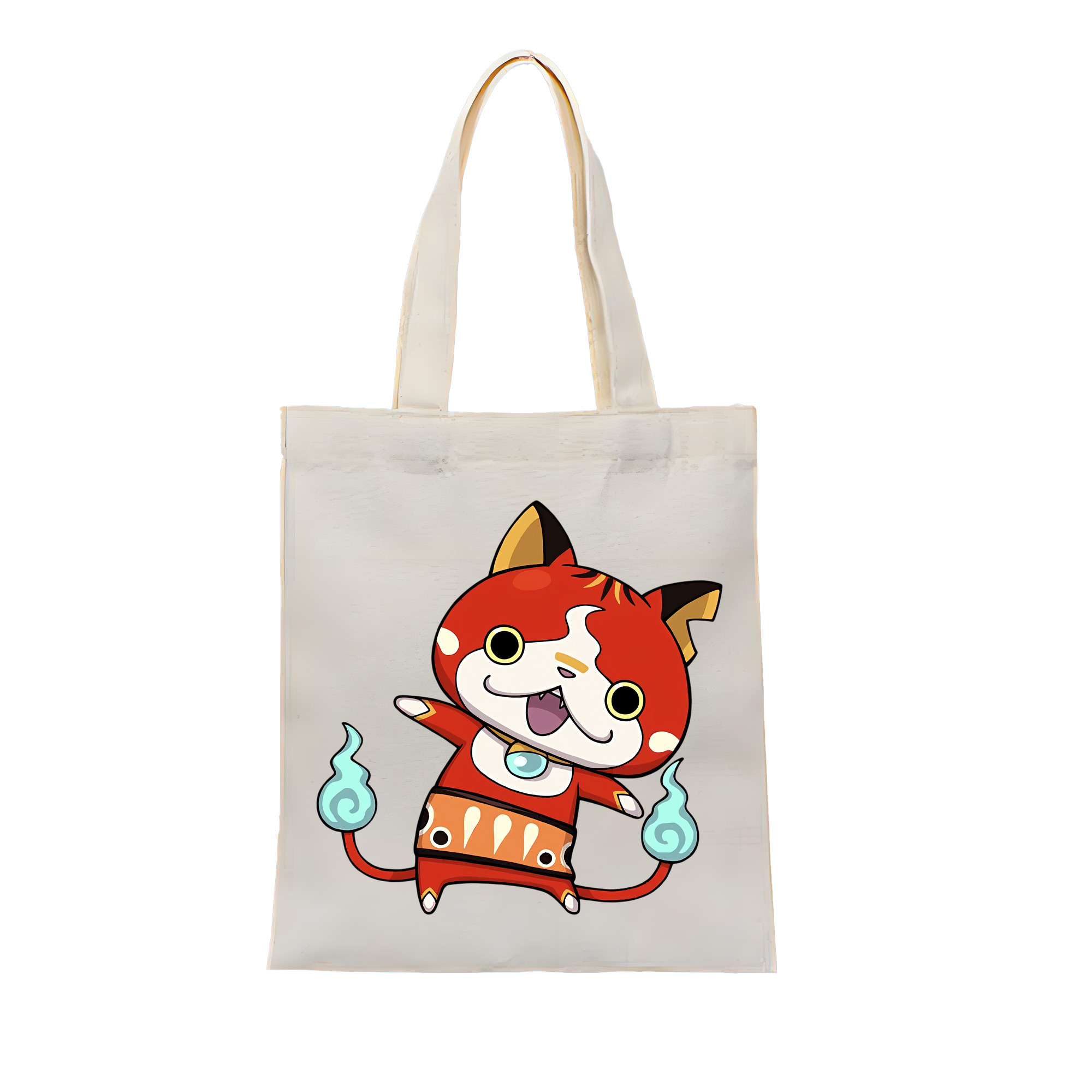 （画像用） 妖怪ウォッチ Yo-kai Watch 縦型キャンバス生地手提げバッグ　トートバッグ