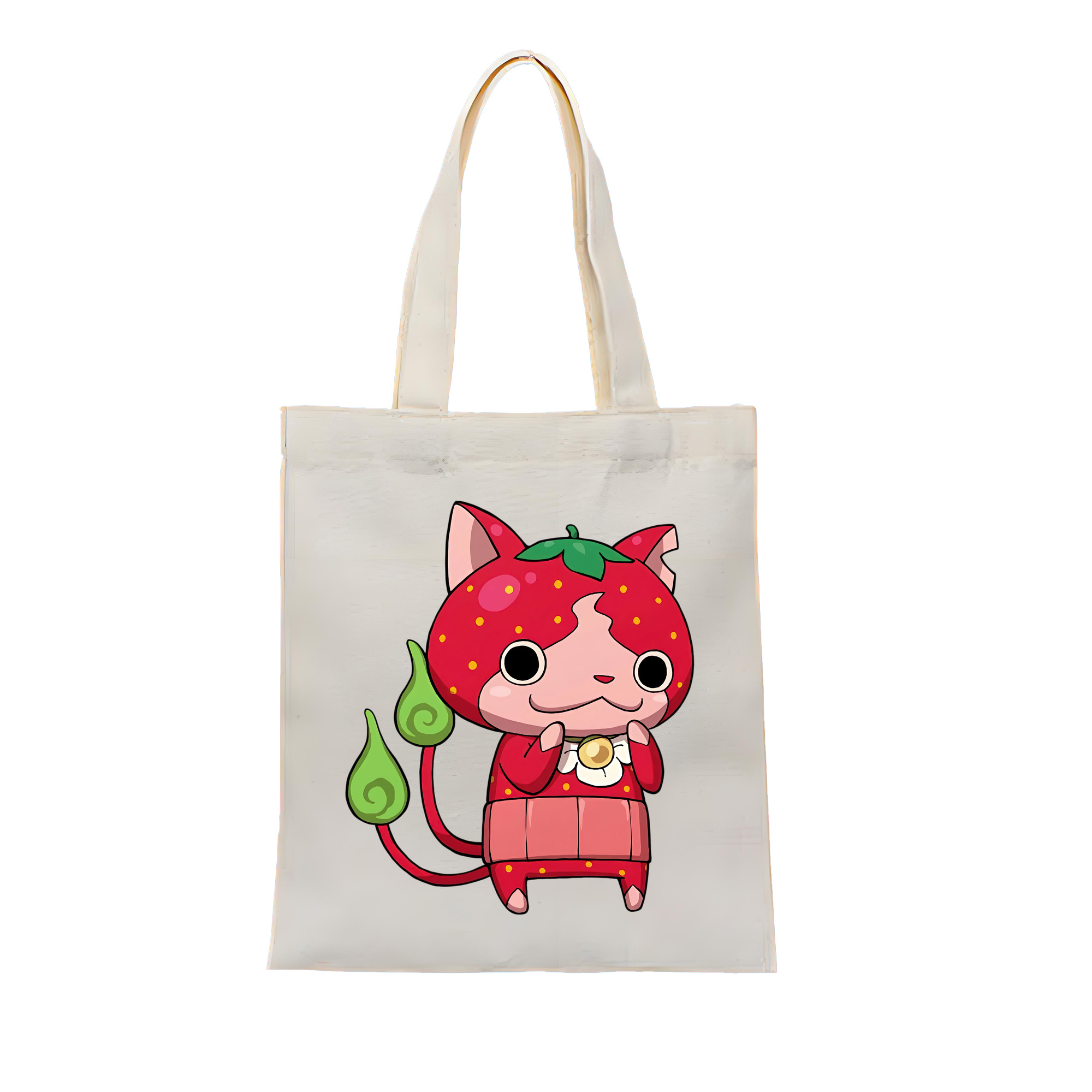 （画像用） 妖怪ウォッチ Yo-kai Watch 縦型キャンバス生地手提げバッグ　トートバッグ