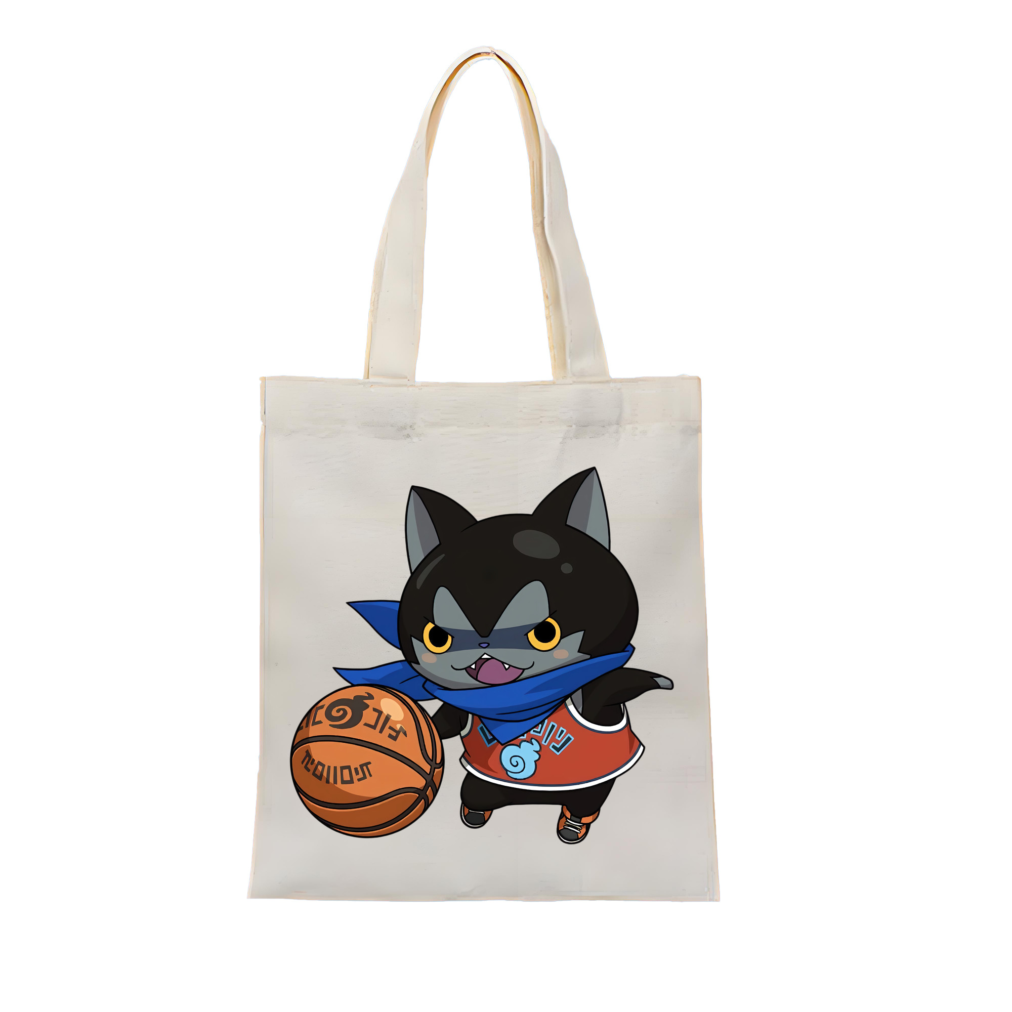 （画像用） 妖怪ウォッチ Yo-kai Watch 縦型キャンバス生地手提げバッグ　トートバッグ