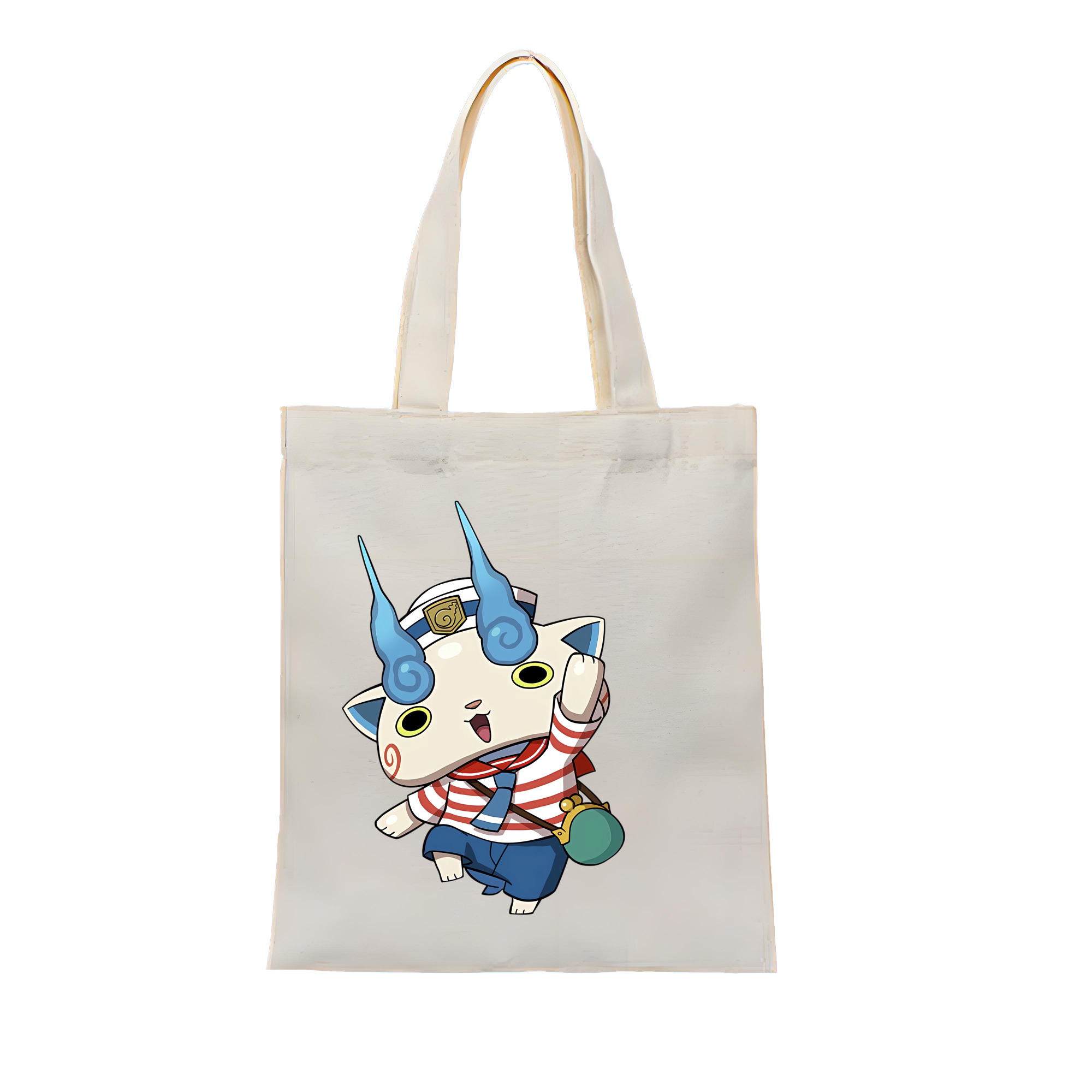 （画像用） 妖怪ウォッチ Yo-kai Watch 縦型キャンバス生地手提げバッグ　トートバッグ