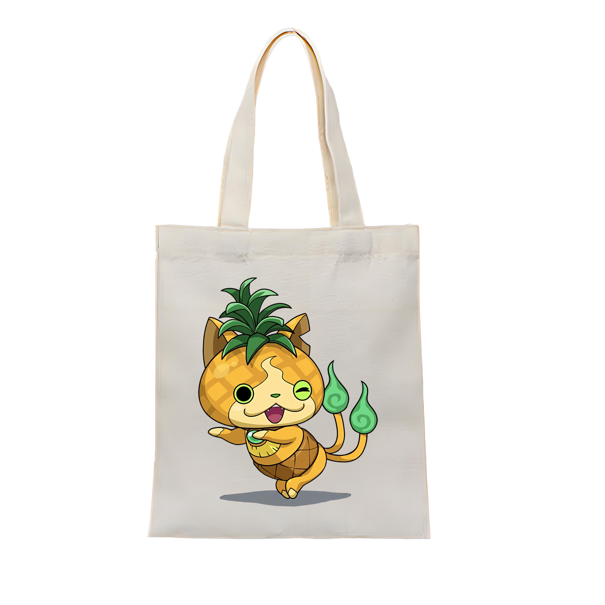 （画像用） 妖怪ウォッチ Yo-kai Watch 縦型キャンバス生地手提げバッグ　トートバッグ