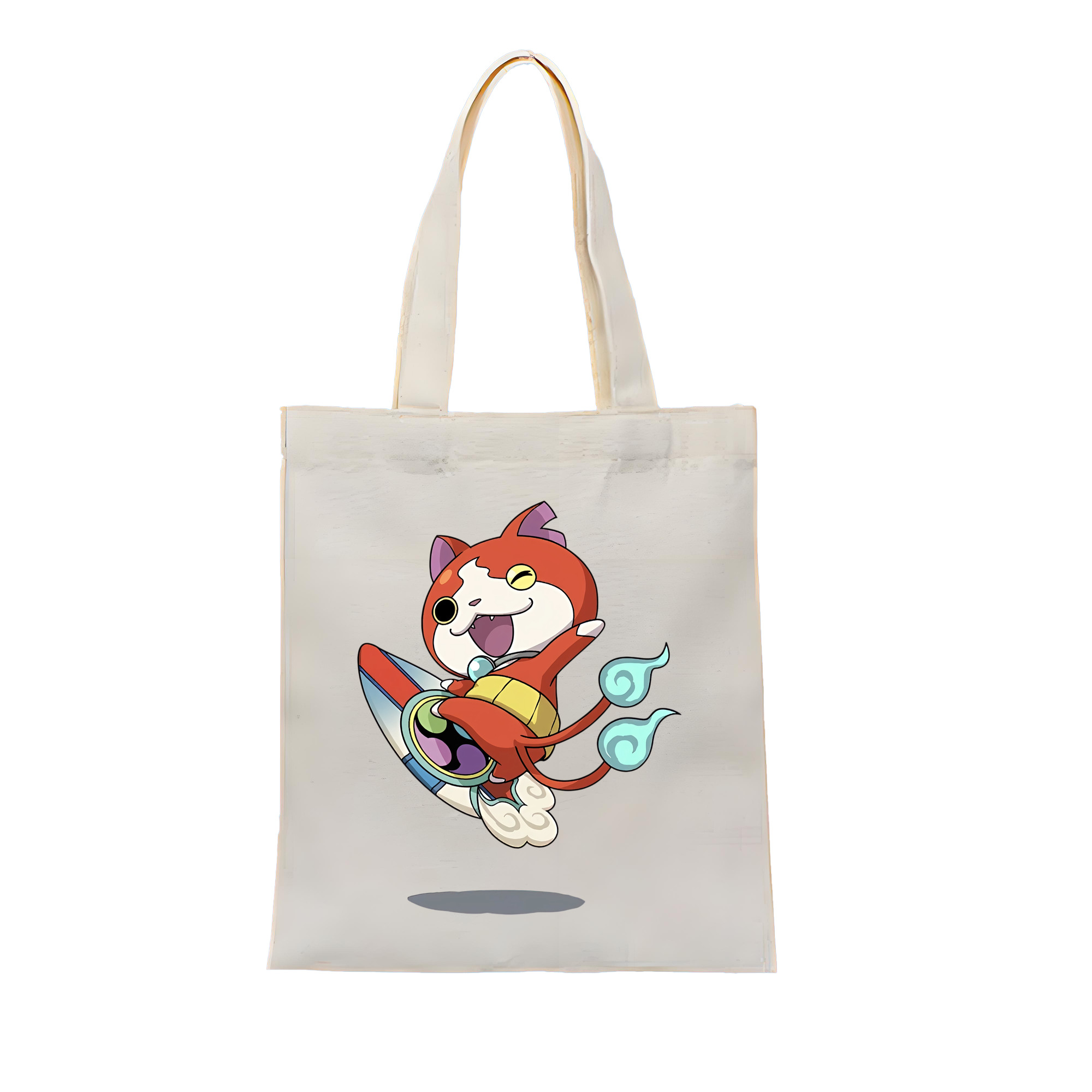 （画像用） 妖怪ウォッチ Yo-kai Watch 縦型キャンバス生地手提げバッグ　トートバッグ