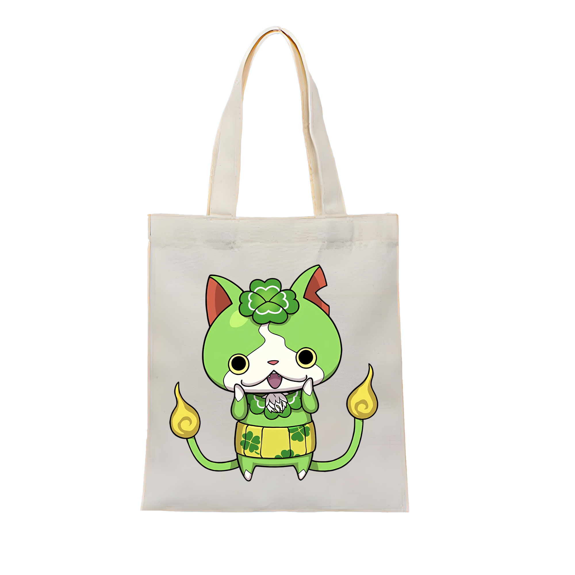 （画像用） 妖怪ウォッチ Yo-kai Watch 縦型キャンバス生地手提げバッグ　トートバッグ