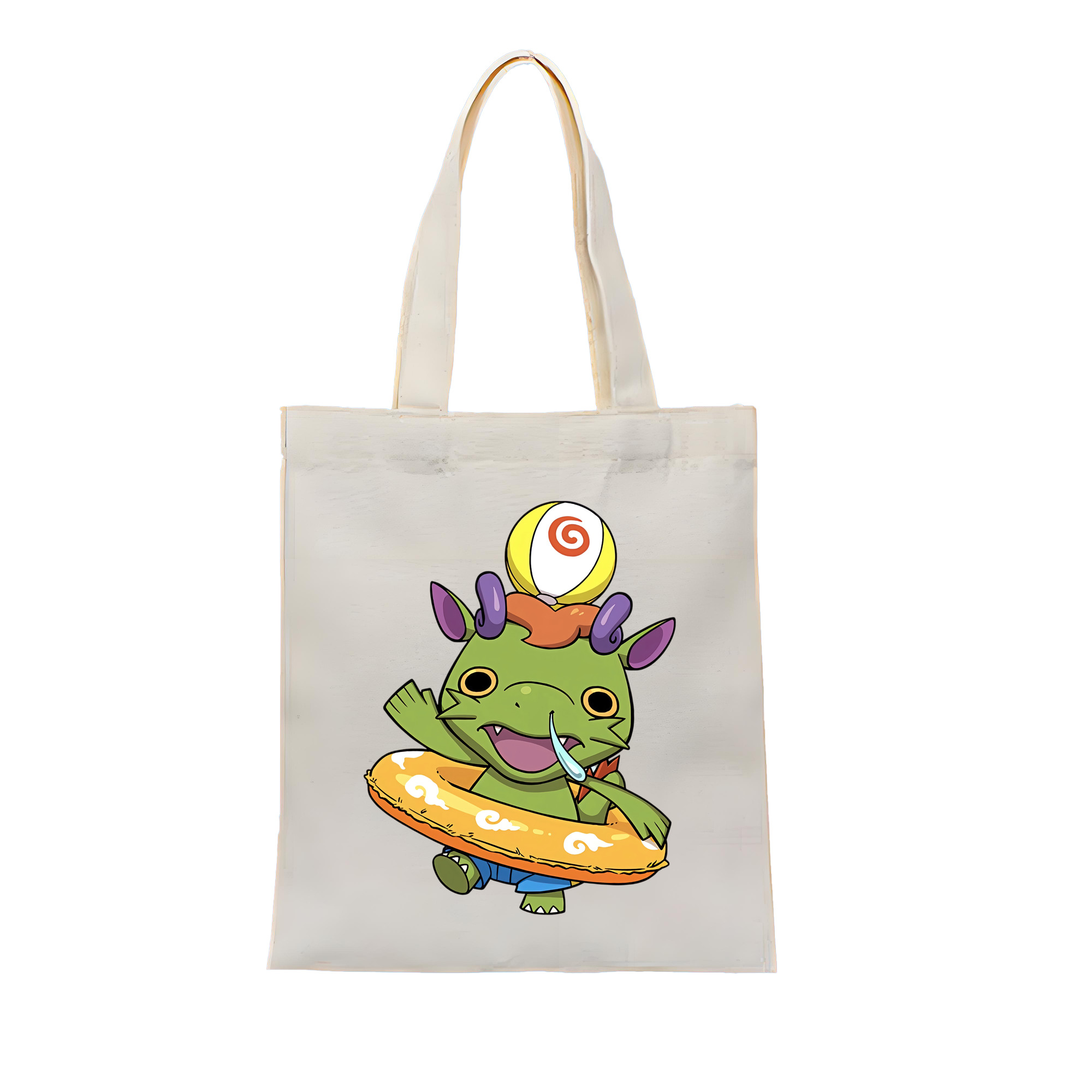（画像用） 妖怪ウォッチ Yo-kai Watch 縦型キャンバス生地手提げバッグ　トートバッグ