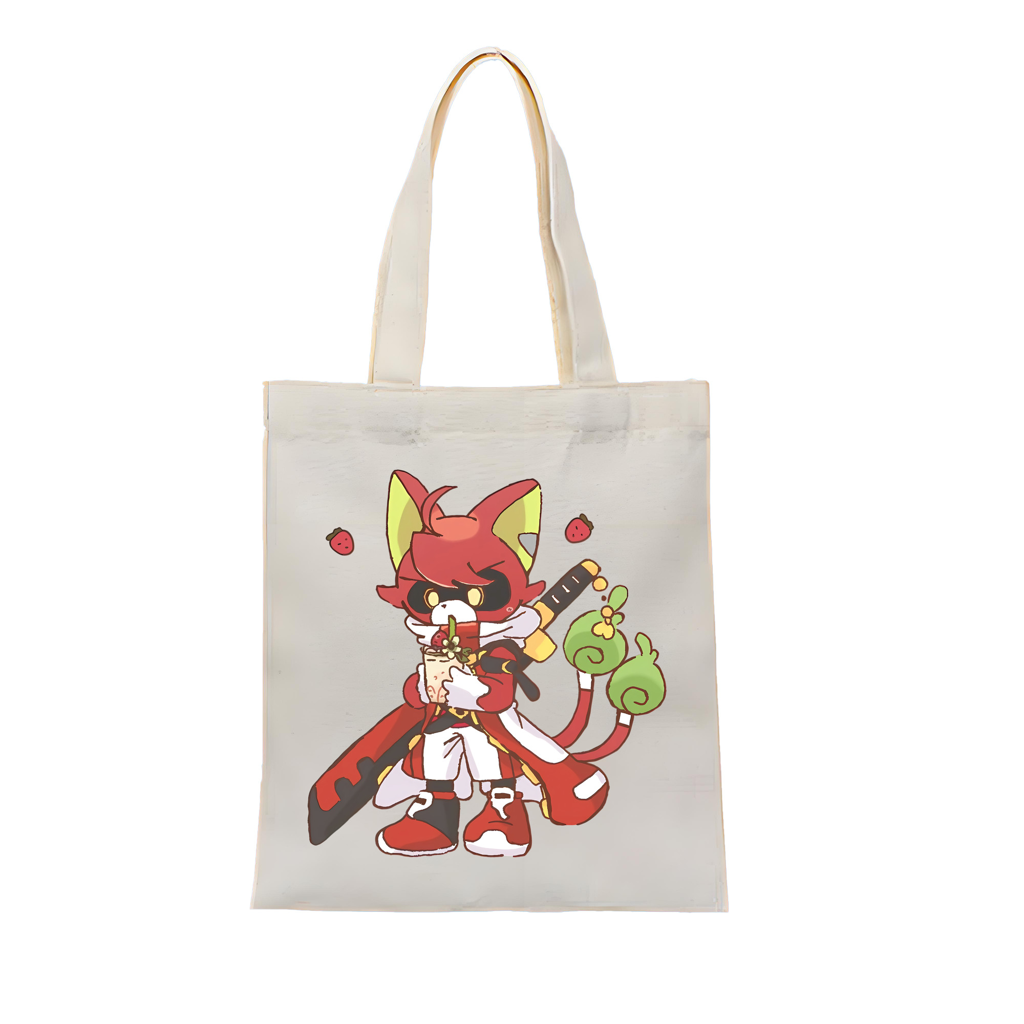 （画像用） 妖怪ウォッチ Yo-kai Watch 縦型キャンバス生地手提げバッグ　トートバッグ