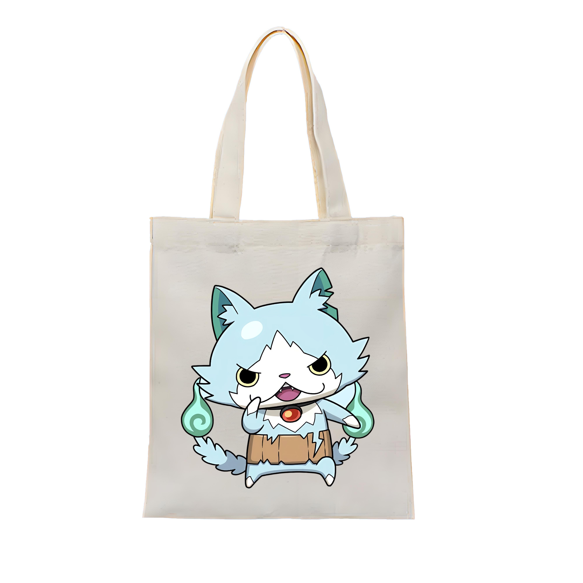 （画像用） 妖怪ウォッチ Yo-kai Watch 縦型キャンバス生地手提げバッグ　トートバッグ