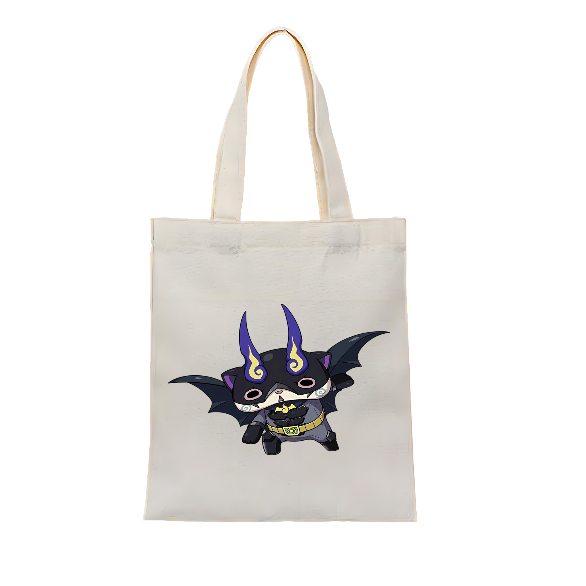 （画像用） 妖怪ウォッチ Yo-kai Watch 縦型キャンバス生地手提げバッグ　トートバッグ