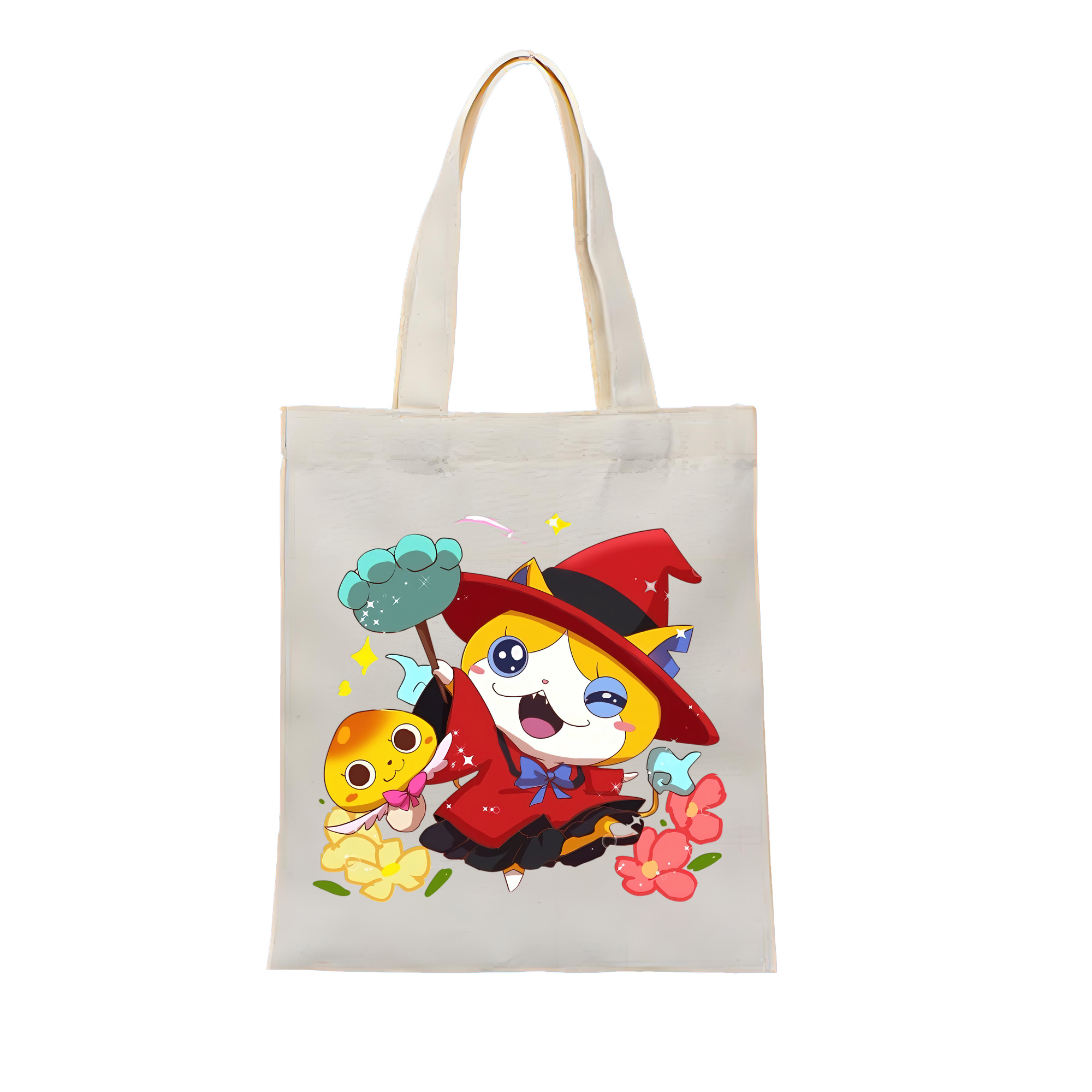 （画像用） 妖怪ウォッチ Yo-kai Watch 縦型キャンバス生地手提げバッグ　トートバッグ