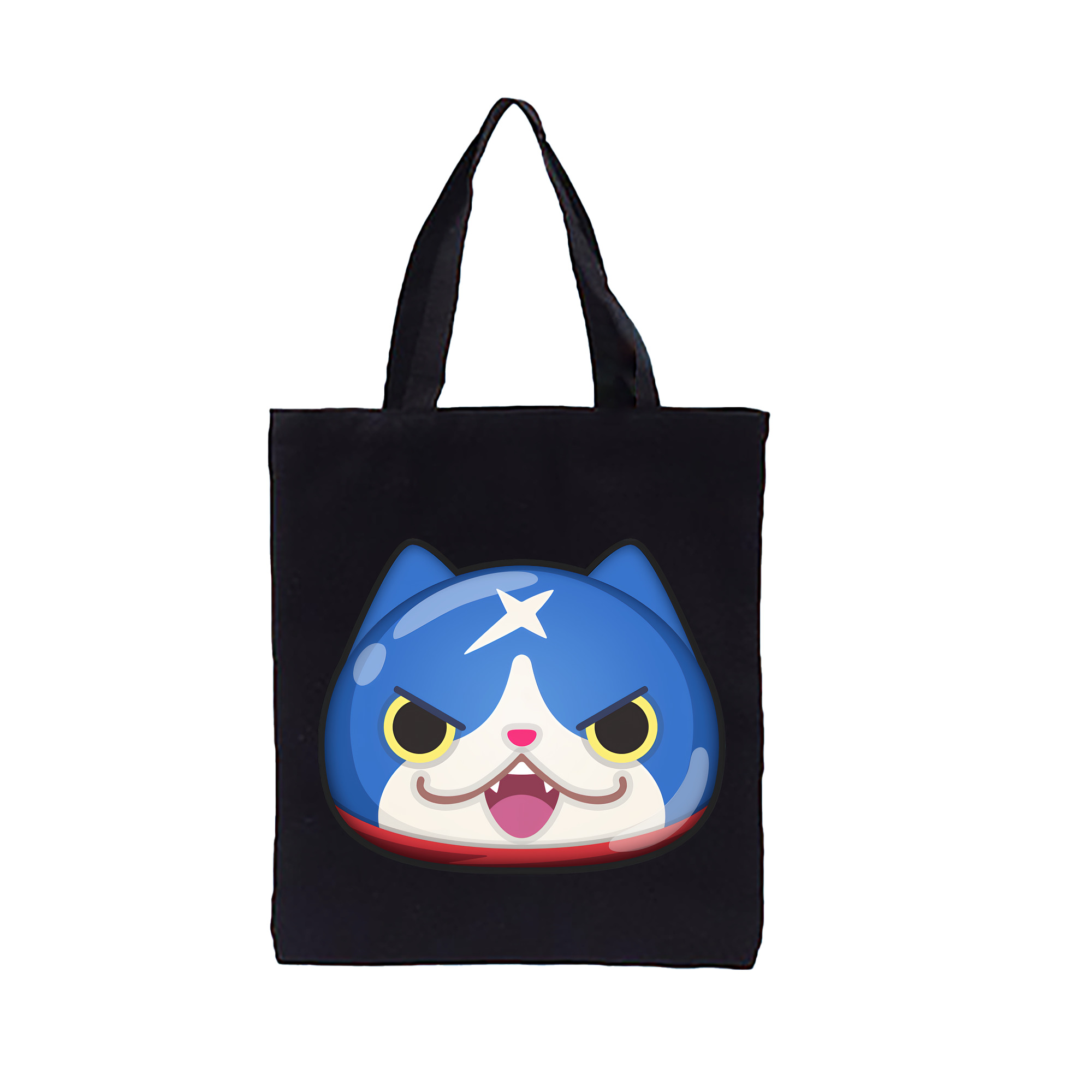 （画像用） 妖怪ウォッチ Yo-kai Watch 縦型キャンバス生地手提げバッグ　トートバッグ