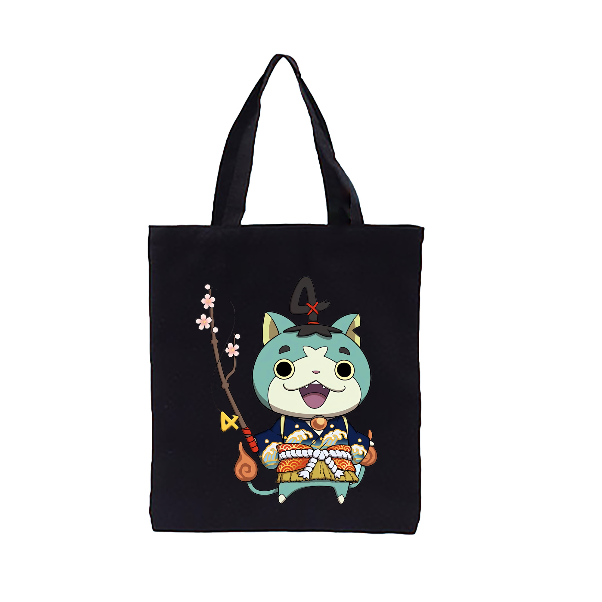 （画像用） 妖怪ウォッチ Yo-kai Watch 縦型キャンバス生地手提げバッグ　トートバッグ