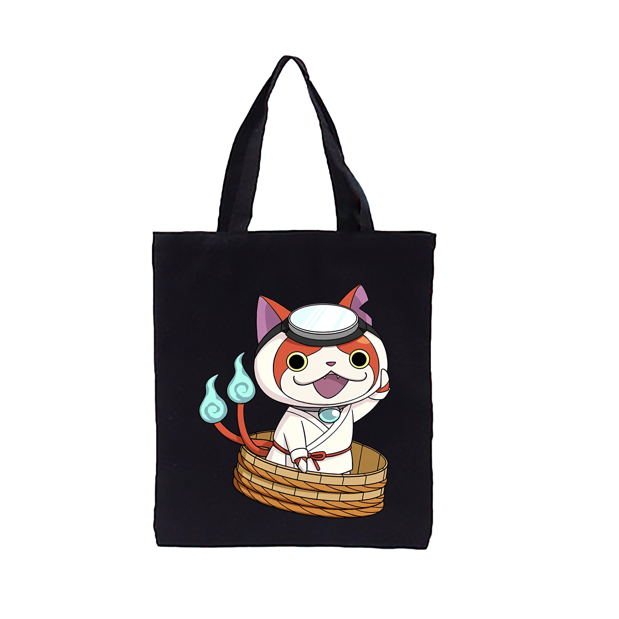 （画像用） 妖怪ウォッチ Yo-kai Watch 縦型キャンバス生地手提げバッグ　トートバッグ