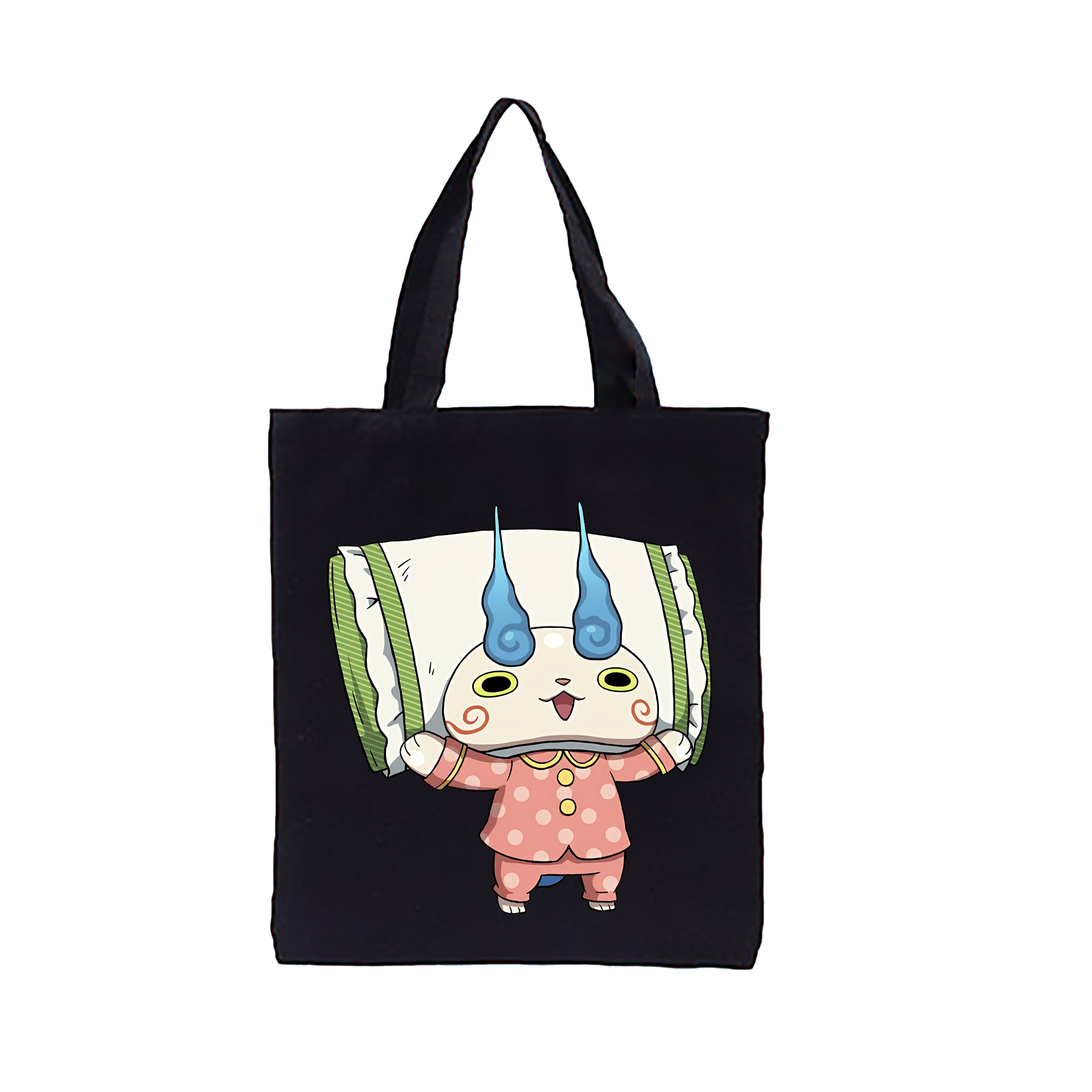 （画像用） 妖怪ウォッチ Yo-kai Watch 縦型キャンバス生地手提げバッグ　トートバッグ