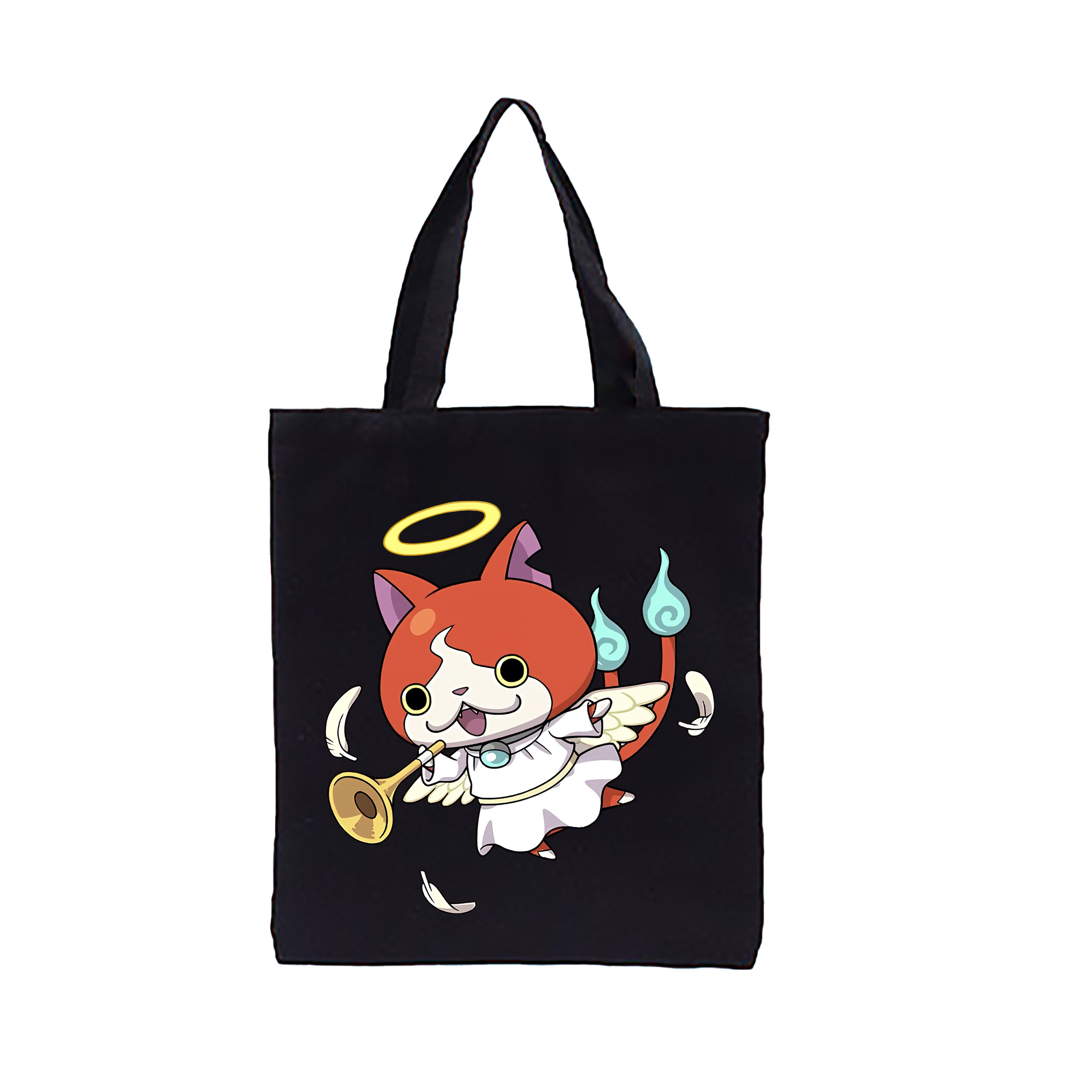 （画像用） 妖怪ウォッチ Yo-kai Watch 縦型キャンバス生地手提げバッグ　トートバッグ