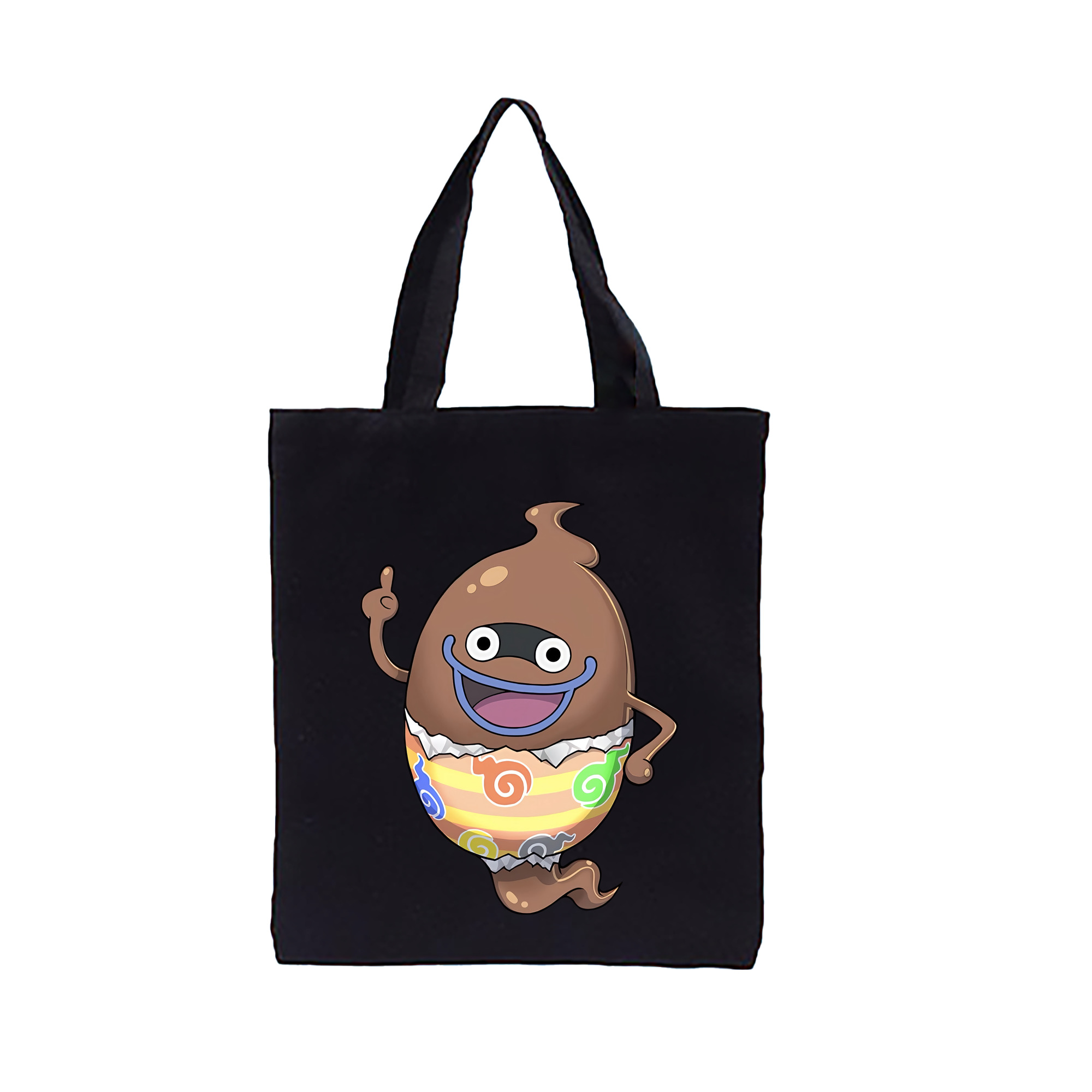 （画像用） 妖怪ウォッチ Yo-kai Watch 縦型キャンバス生地手提げバッグ　トートバッグ