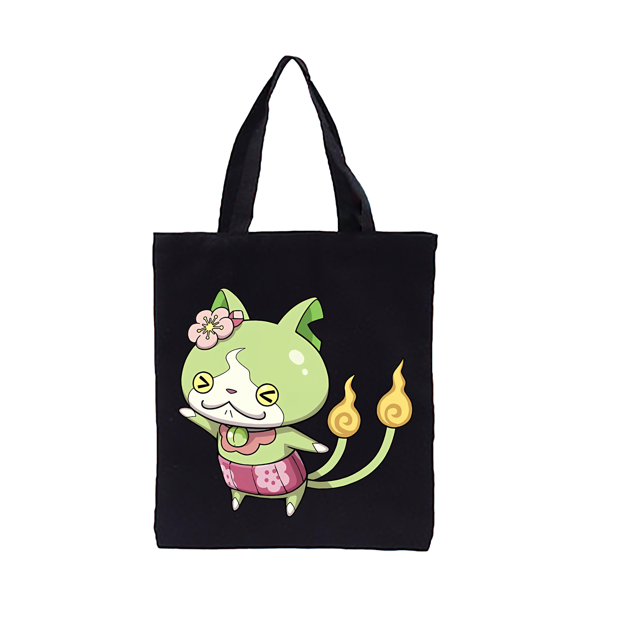 （画像用） 妖怪ウォッチ Yo-kai Watch 縦型キャンバス生地手提げバッグ　トートバッグ