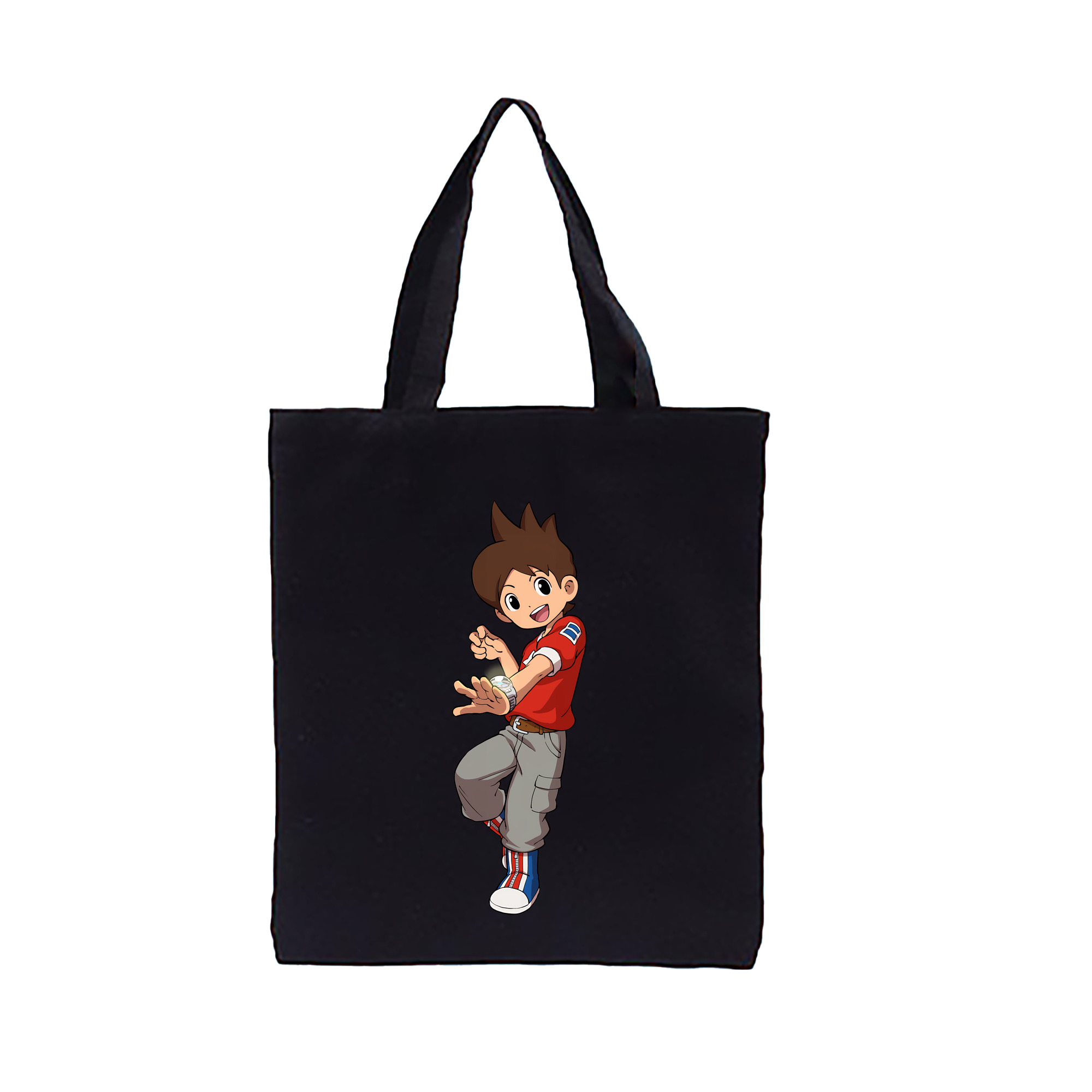 （画像用） 妖怪ウォッチ Yo-kai Watch 縦型キャンバス生地手提げバッグ　トートバッグ