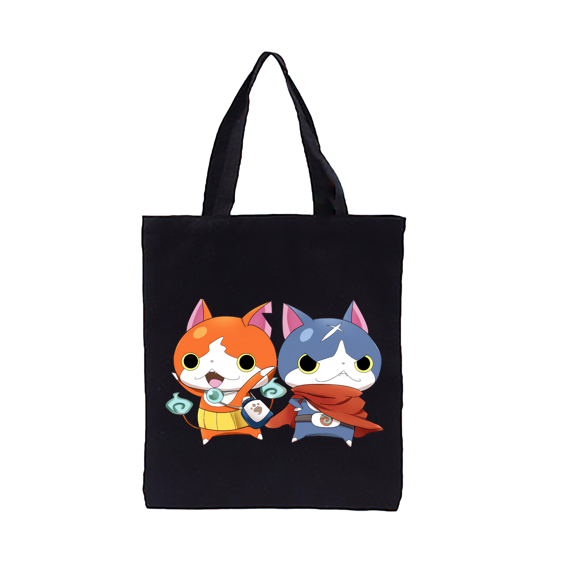 （画像用） 妖怪ウォッチ Yo-kai Watch 縦型キャンバス生地手提げバッグ　トートバッグ