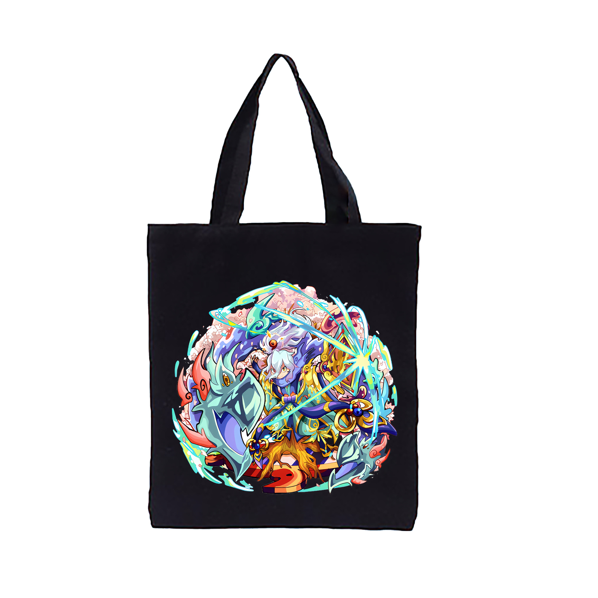 （画像用） 妖怪ウォッチ Yo-kai Watch 縦型キャンバス生地手提げバッグ　トートバッグ