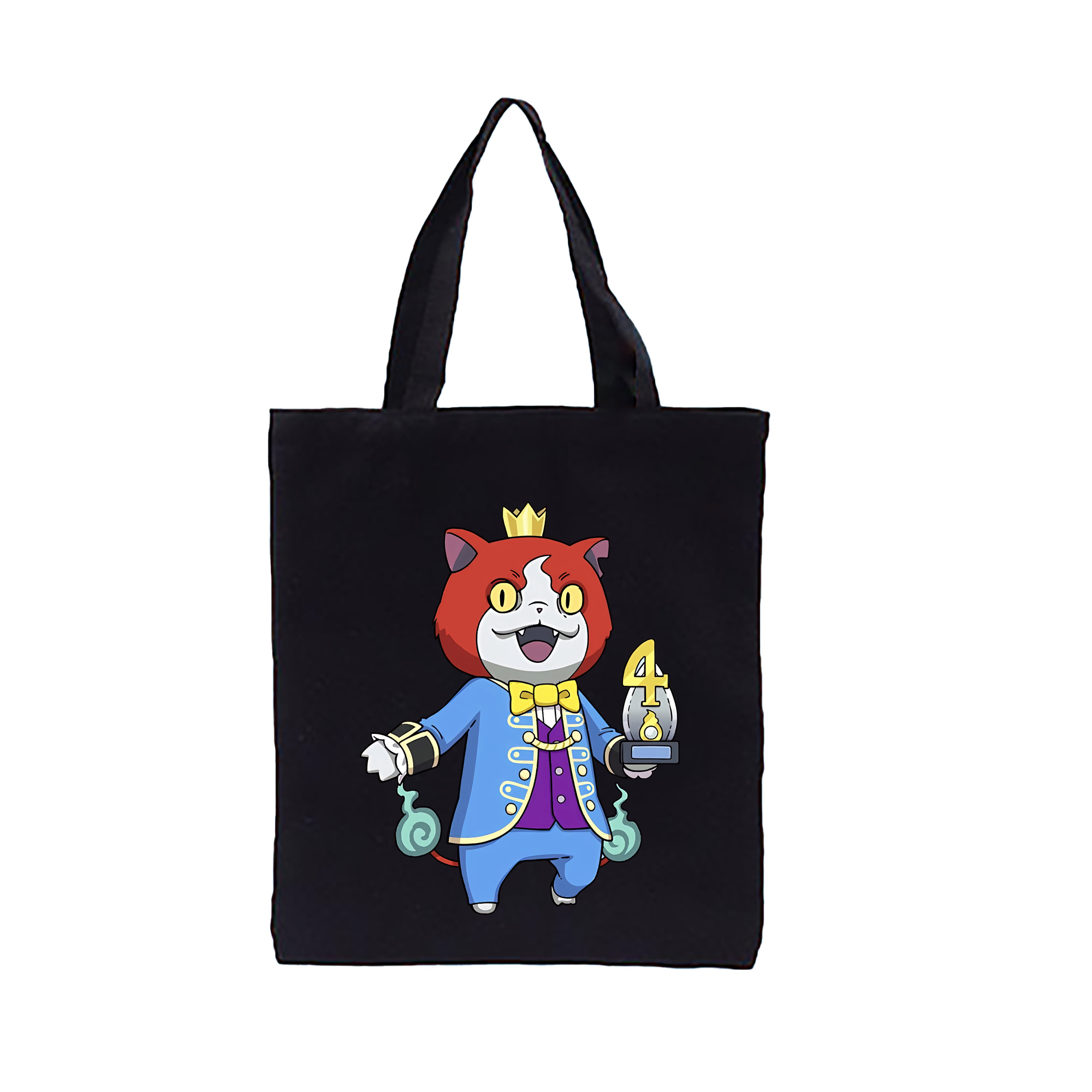 （画像用） 妖怪ウォッチ Yo-kai Watch 縦型キャンバス生地手提げバッグ　トートバッグ