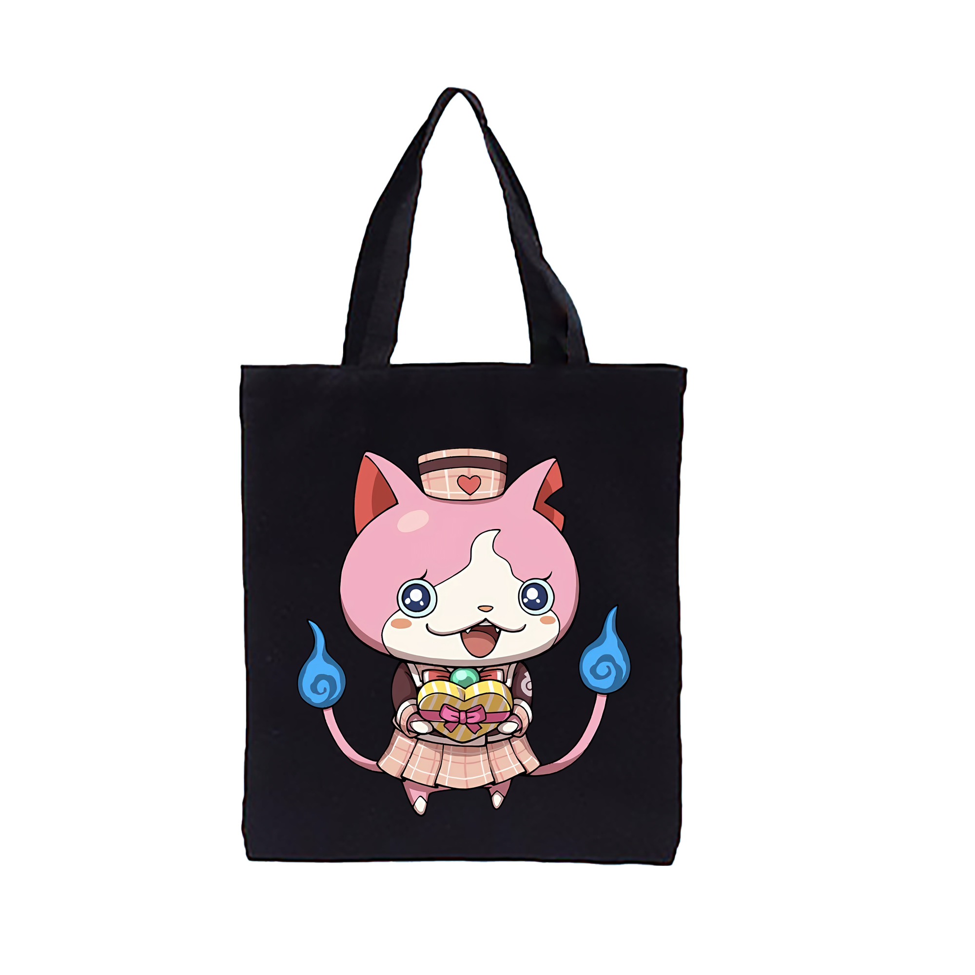 （画像用） 妖怪ウォッチ Yo-kai Watch 縦型キャンバス生地手提げバッグ　トートバッグ