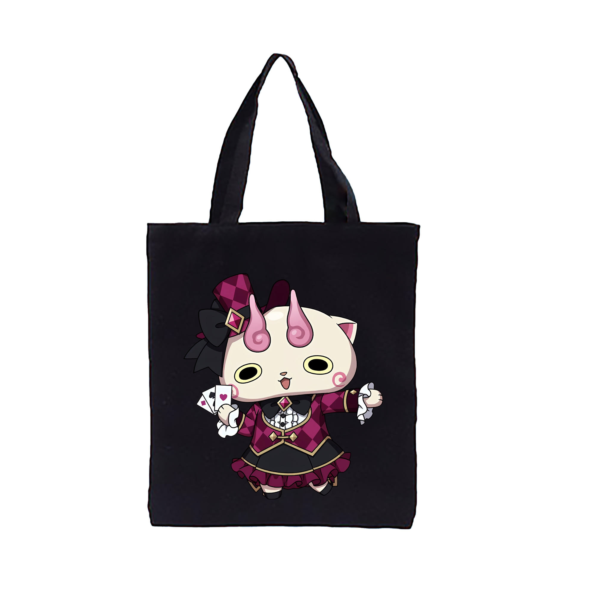 （画像用） 妖怪ウォッチ Yo-kai Watch 縦型キャンバス生地手提げバッグ　トートバッグ
