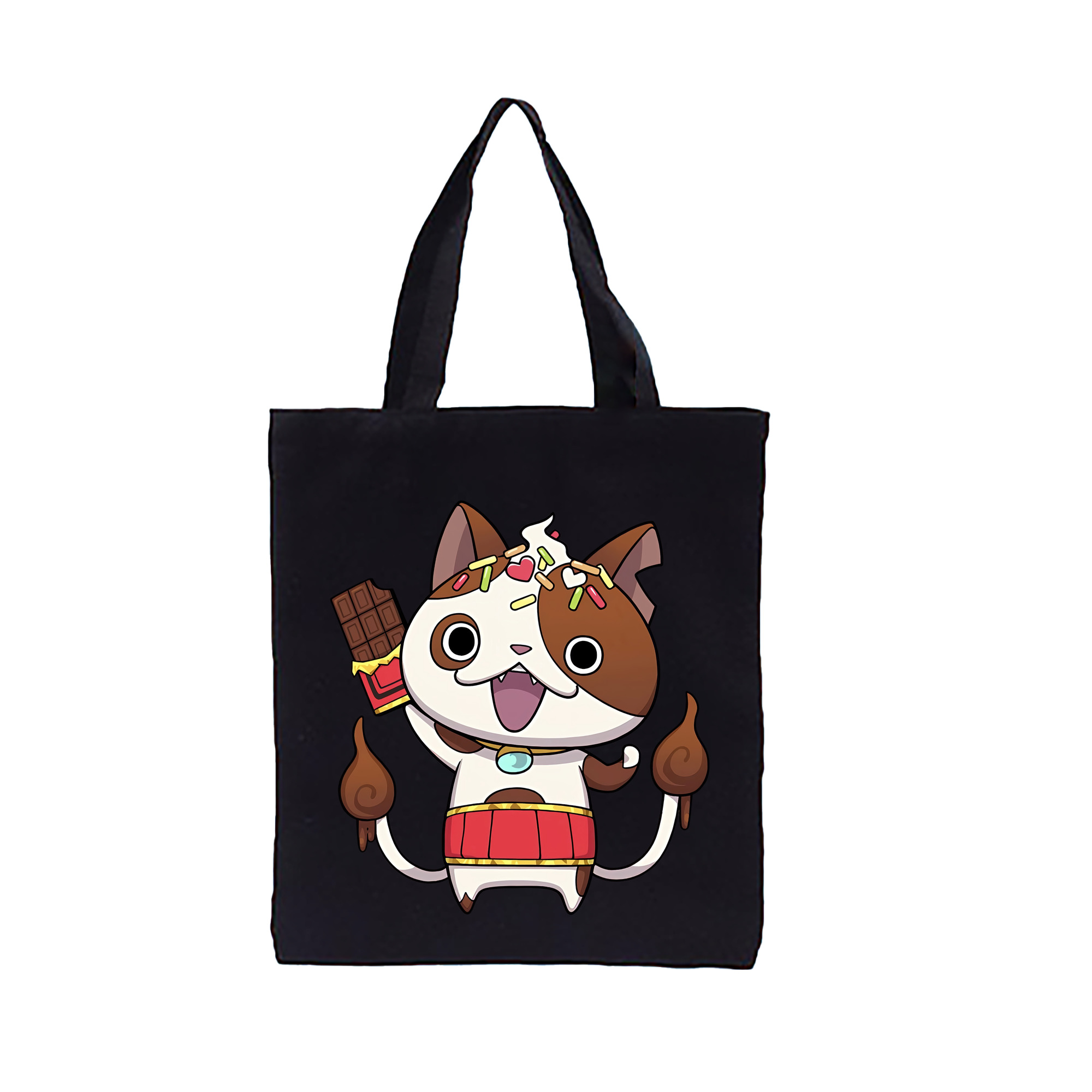 （画像用） 妖怪ウォッチ Yo-kai Watch 縦型キャンバス生地手提げバッグ　トートバッグ