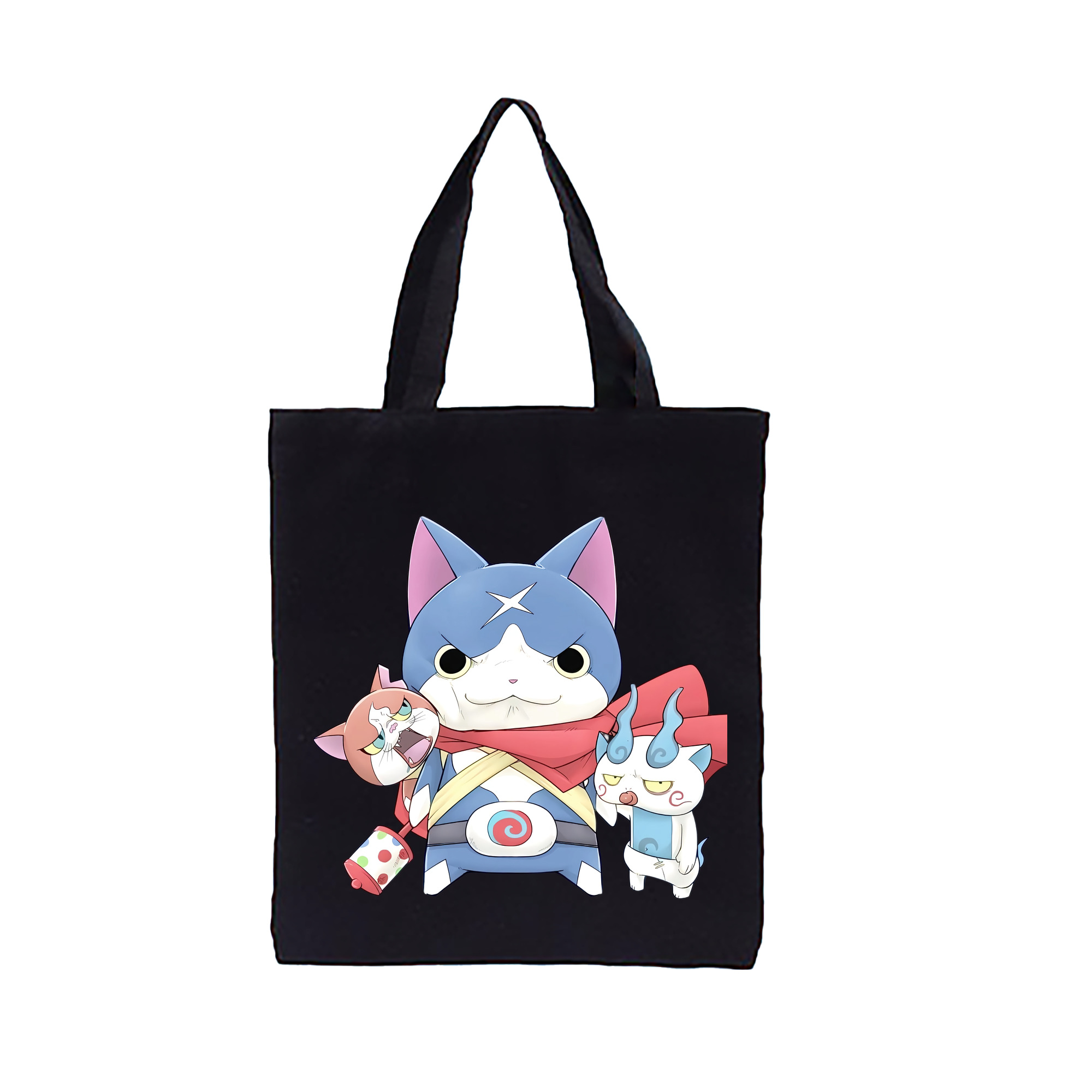 （画像用） 妖怪ウォッチ Yo-kai Watch 縦型キャンバス生地手提げバッグ　トートバッグ