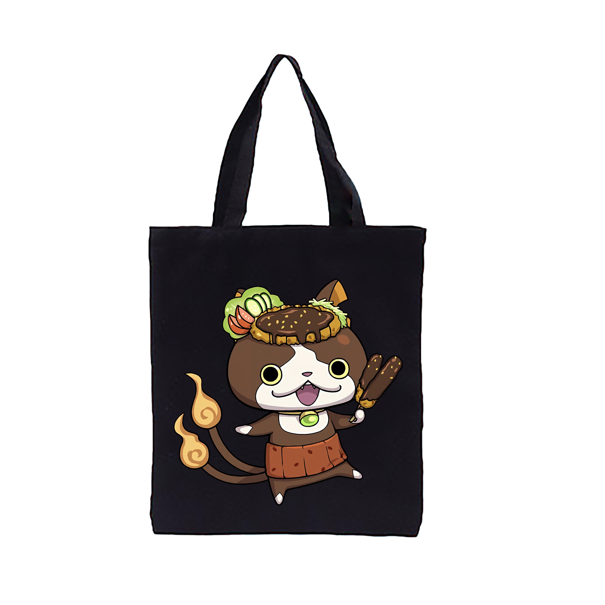 （画像用） 妖怪ウォッチ Yo-kai Watch 縦型キャンバス生地手提げバッグ　トートバッグ