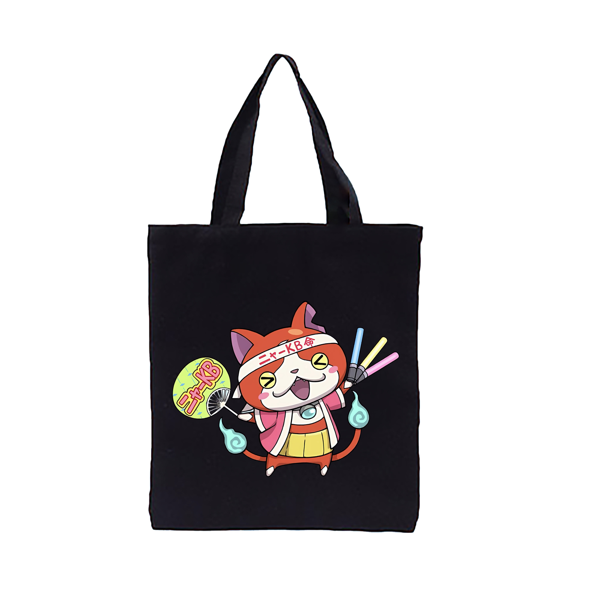 （画像用） 妖怪ウォッチ Yo-kai Watch 縦型キャンバス生地手提げバッグ　トートバッグ