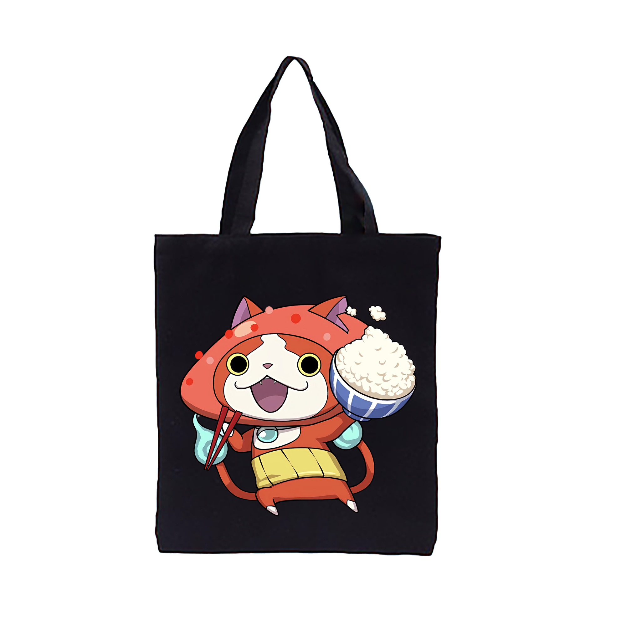 （画像用） 妖怪ウォッチ Yo-kai Watch 縦型キャンバス生地手提げバッグ　トートバッグ