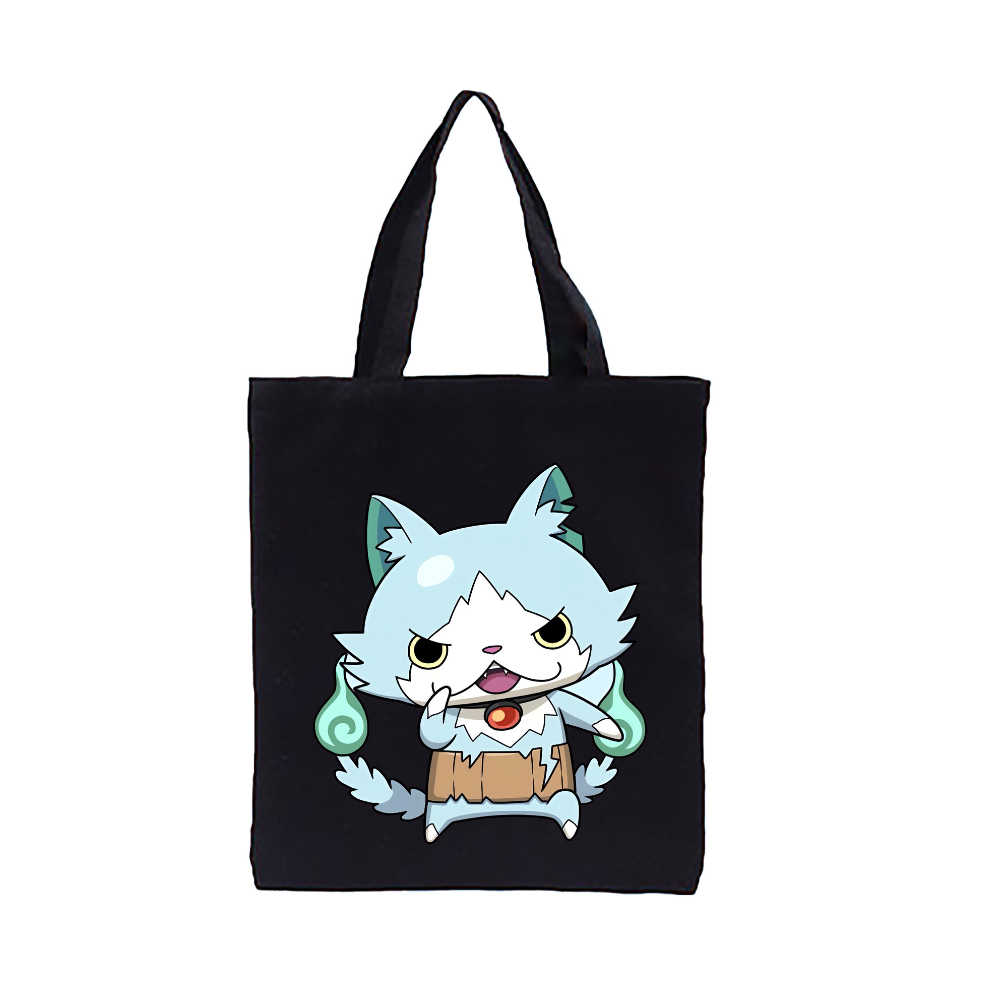 （画像用） 妖怪ウォッチ Yo-kai Watch 縦型キャンバス生地手提げバッグ　トートバッグ