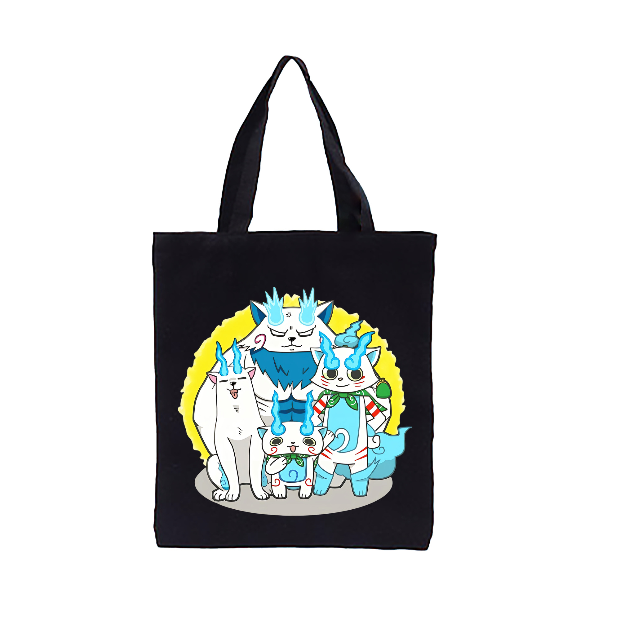 （画像用） 妖怪ウォッチ Yo-kai Watch 縦型キャンバス生地手提げバッグ　トートバッグ