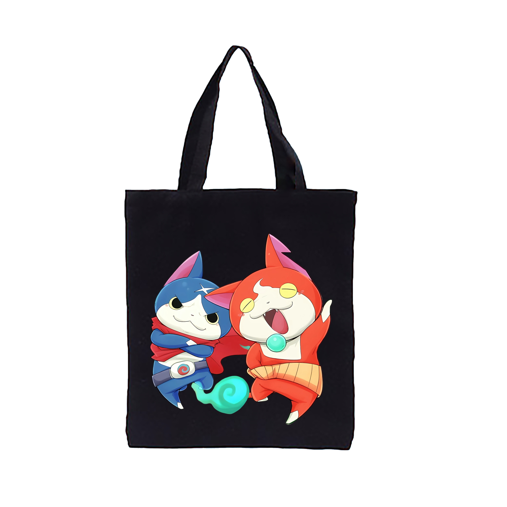 （画像用） 妖怪ウォッチ Yo-kai Watch 縦型キャンバス生地手提げバッグ　トートバッグ