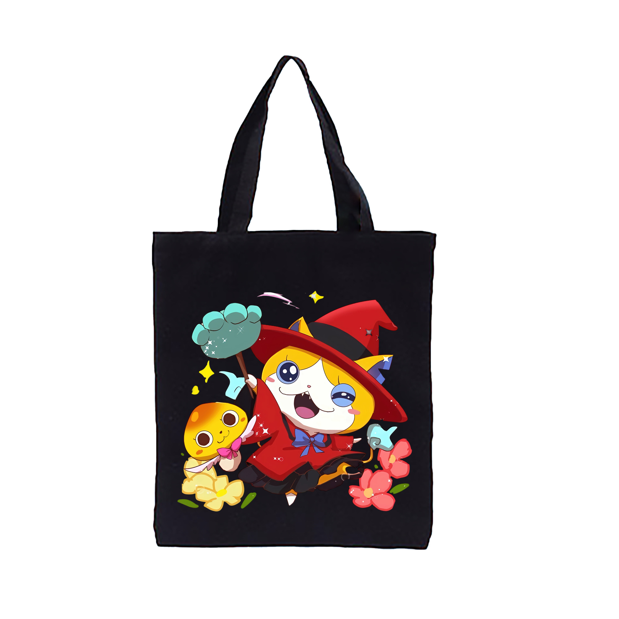 （画像用） 妖怪ウォッチ Yo-kai Watch 縦型キャンバス生地手提げバッグ　トートバッグ