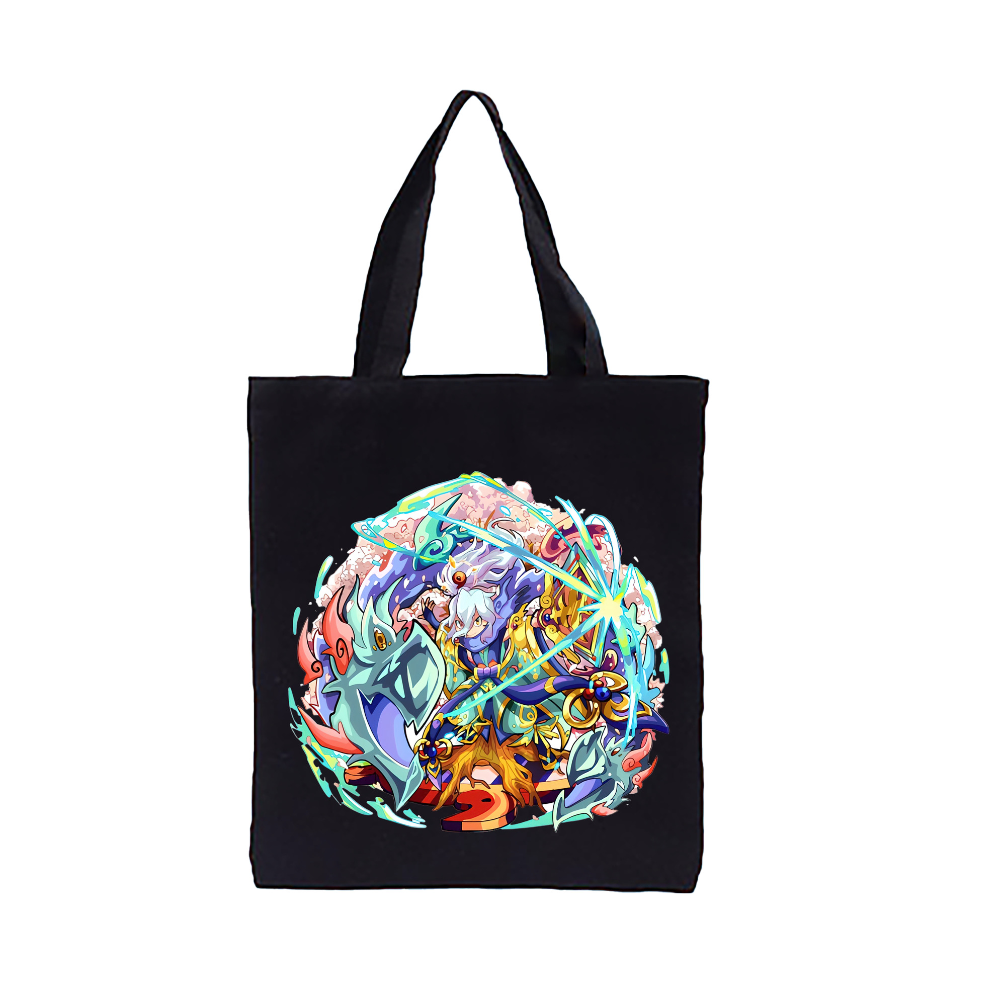 （画像用） 妖怪ウォッチ Yo-kai Watch 縦型キャンバス生地手提げバッグ　トートバッグ