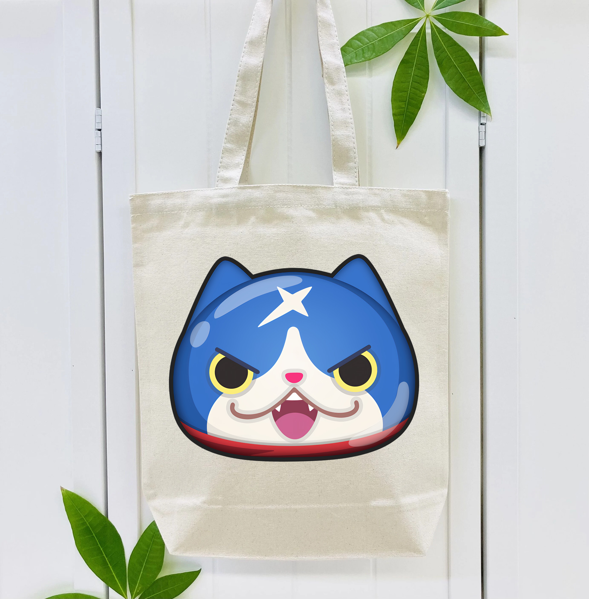 妖怪ウォッチ Yo-kai Watch 縦型キャンバス生地手提げバッグ　トートバッグ