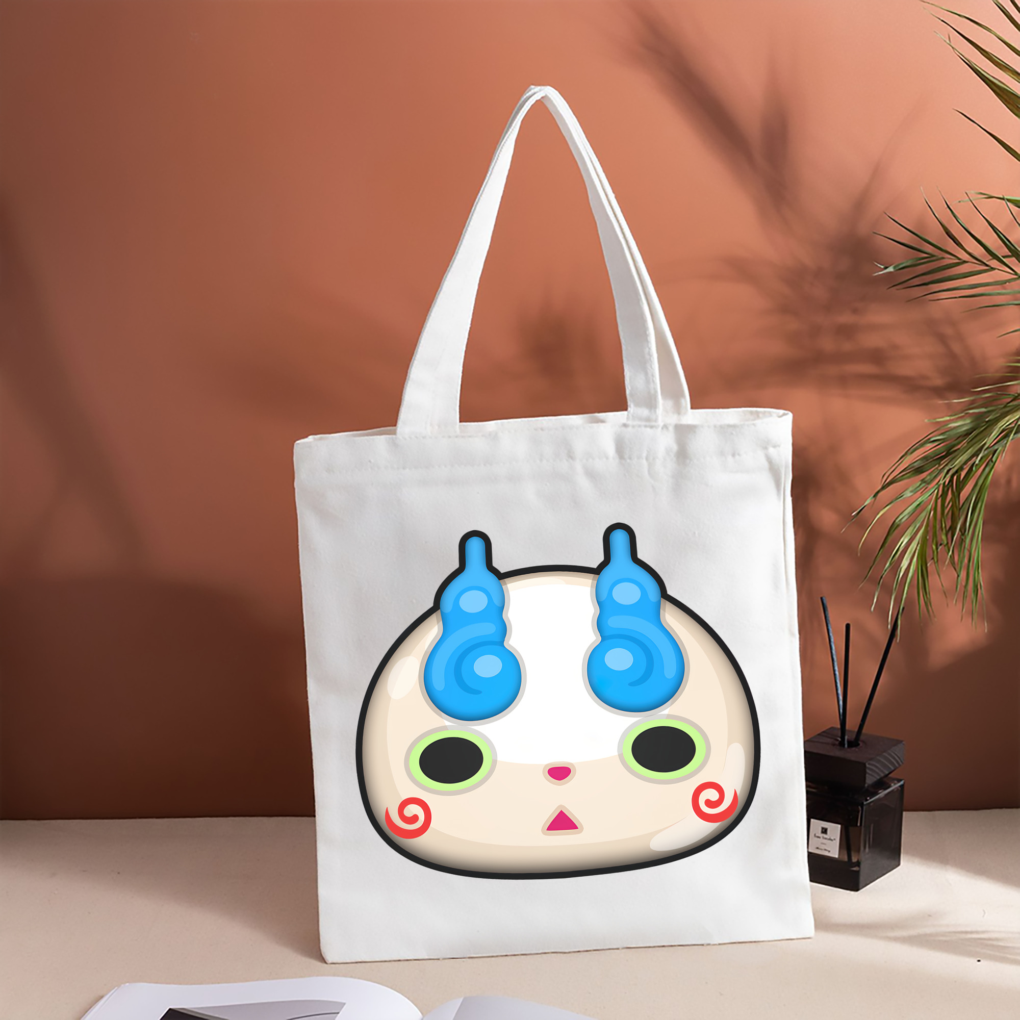 妖怪ウォッチ Yo-kai Watch 縦型キャンバス生地手提げバッグ　トートバッグ