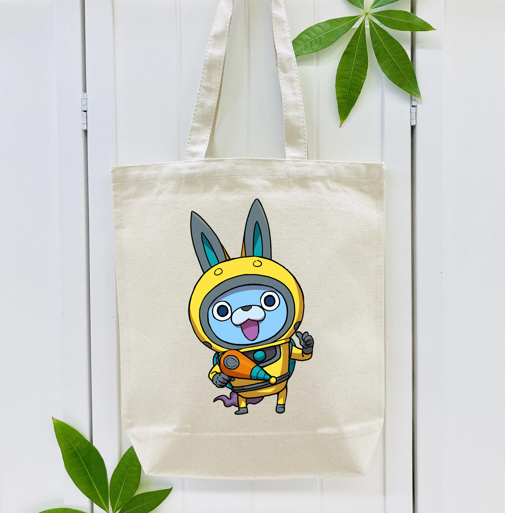 妖怪ウォッチ Yo-kai Watch 縦型キャンバス生地手提げバッグ　トートバッグ