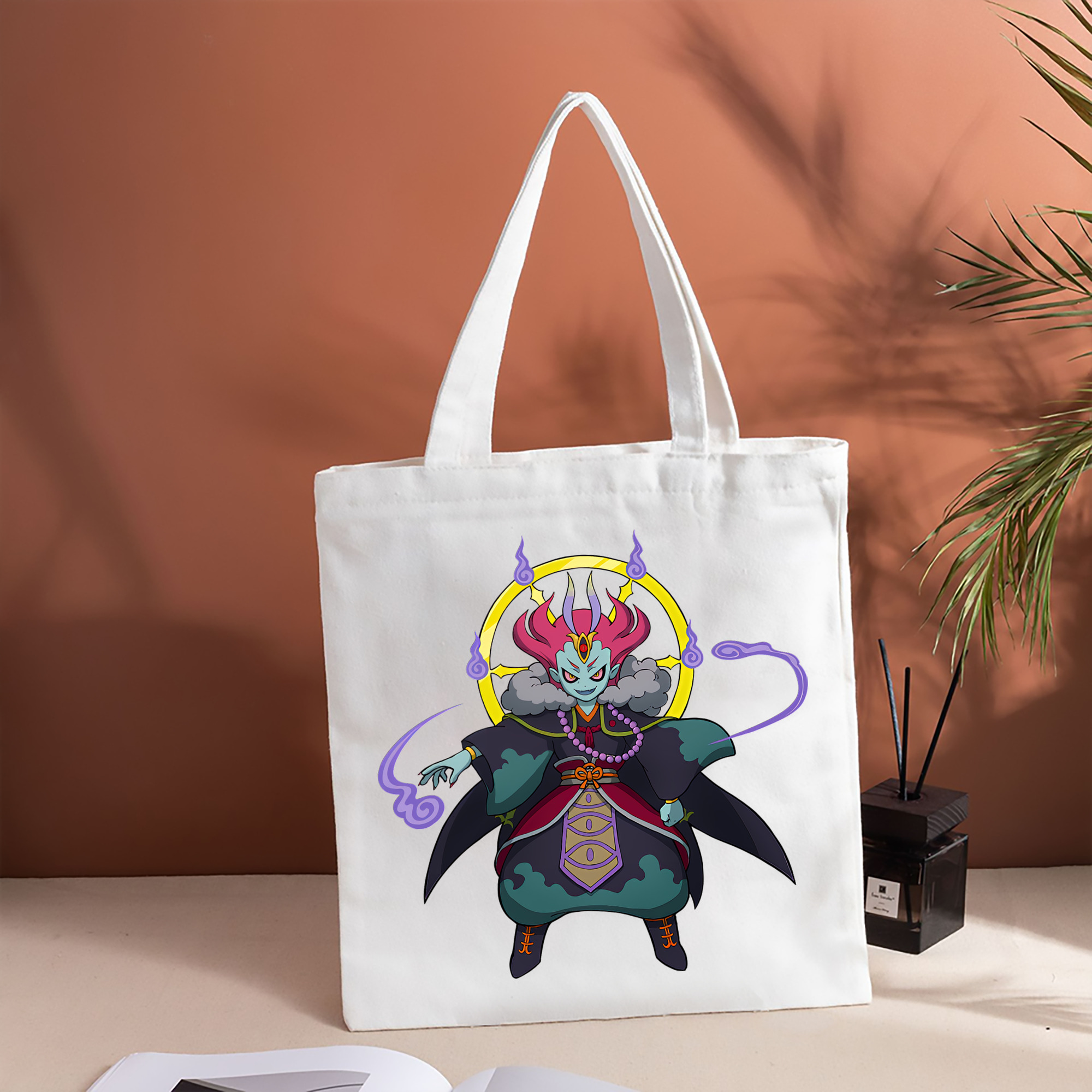 妖怪ウォッチ Yo-kai Watch 縦型キャンバス生地手提げバッグ　トートバッグ
