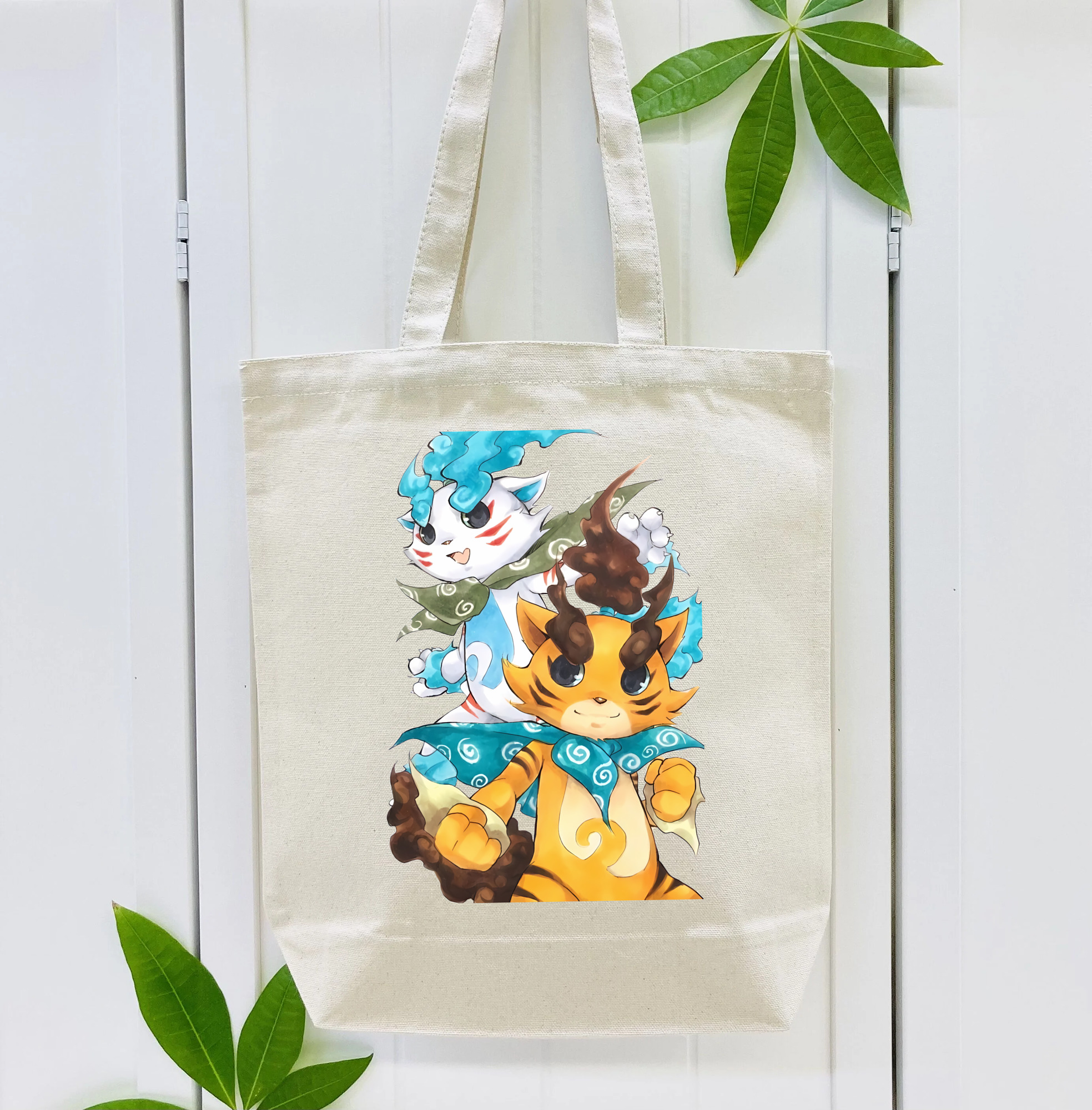 妖怪ウォッチ Yo-kai Watch 縦型キャンバス生地手提げバッグ　トートバッグ